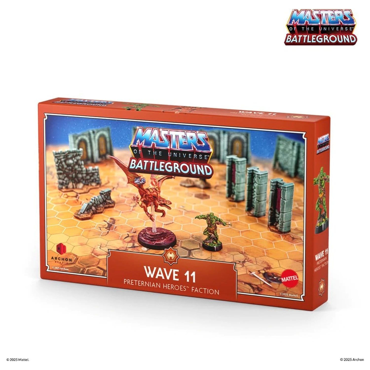 Masters of the Universe: Battleground Miniatures Game Wave 11: Preternian Heroes (Moss Man / Turbodactyl) anglická verze fotografii produktu