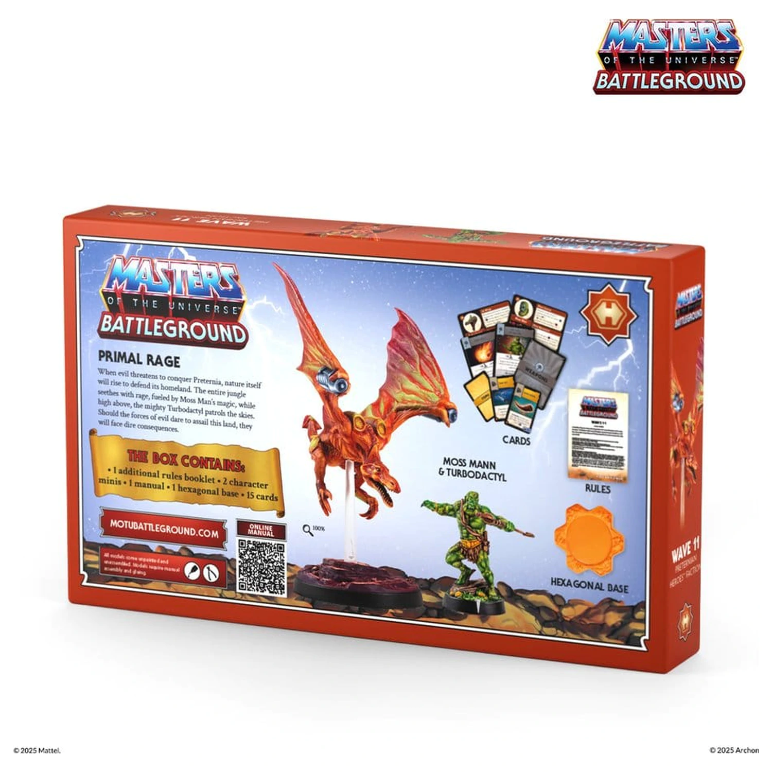 Masters of the Universe: Battleground Miniatures Game Wave 11: Preternian Heroes (Moss Man / Turbodactyl) anglická verze fotografii produktu