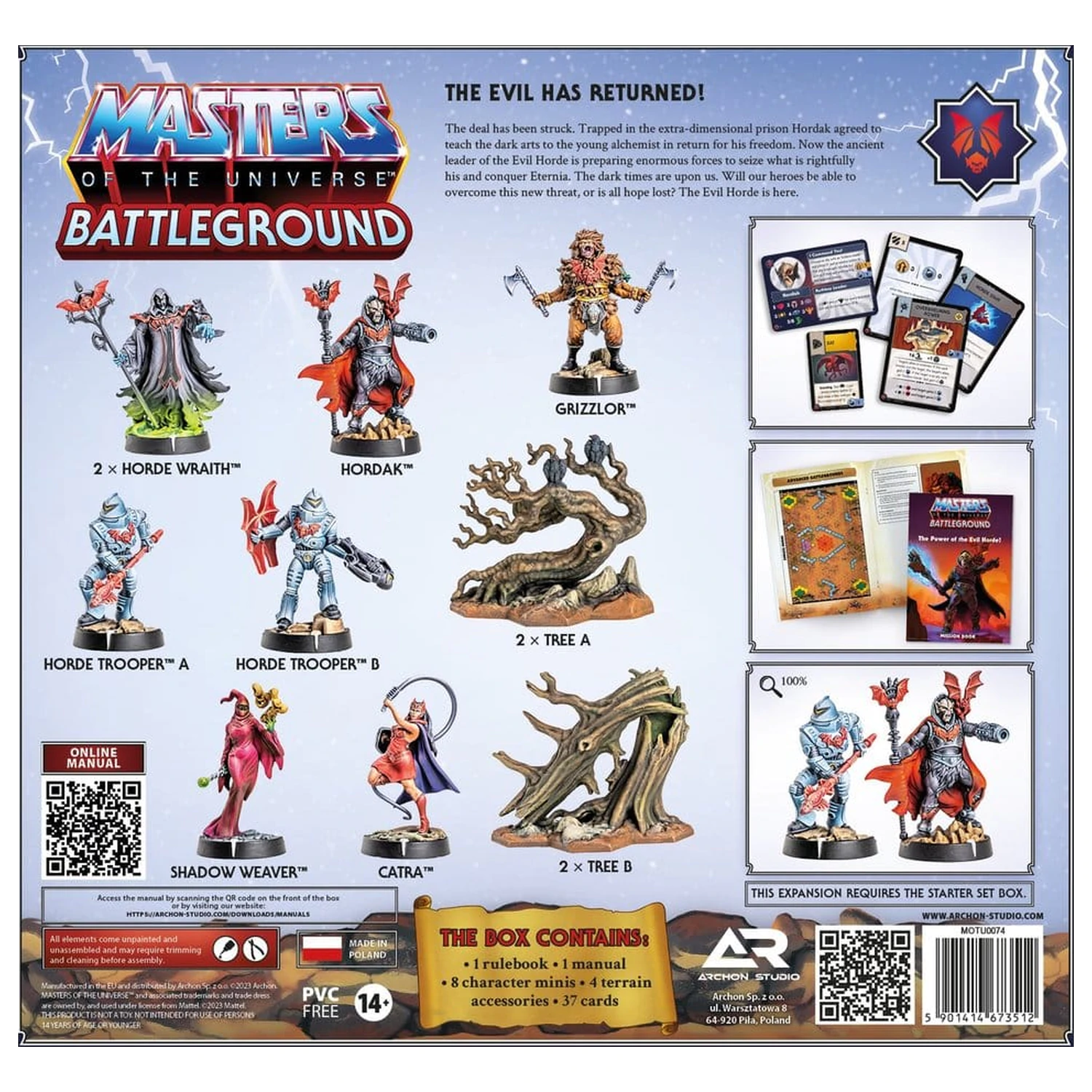 Masters of the Universe: Battleground Miniatures Game Wave 4: The Power of the Evil Horde *německá verze* fotografii produktu