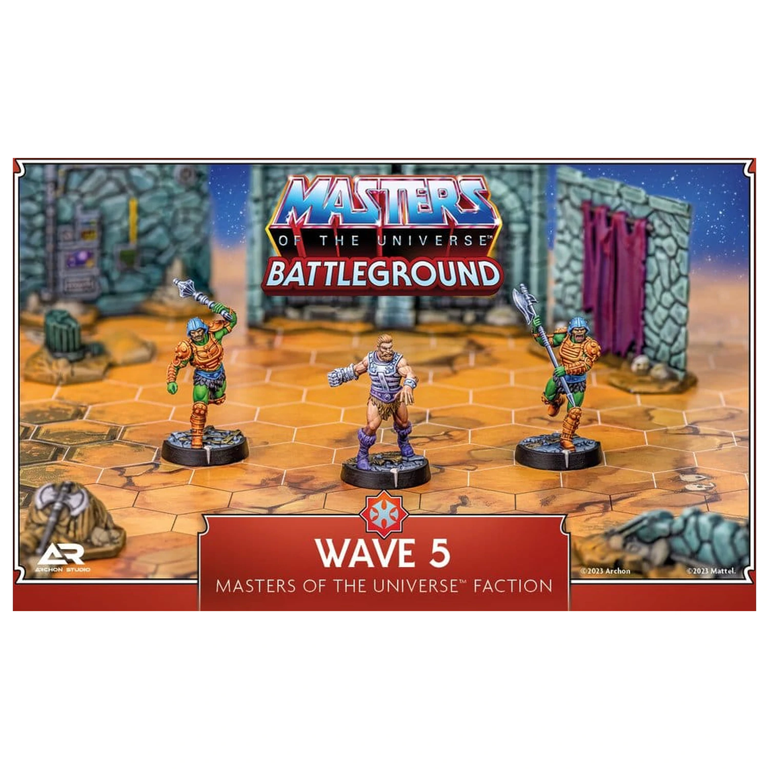 Masters of the Universe: Battleground Miniatures Game Wave 5: Masters of the Universe Faction *German Version* fotografii produktu