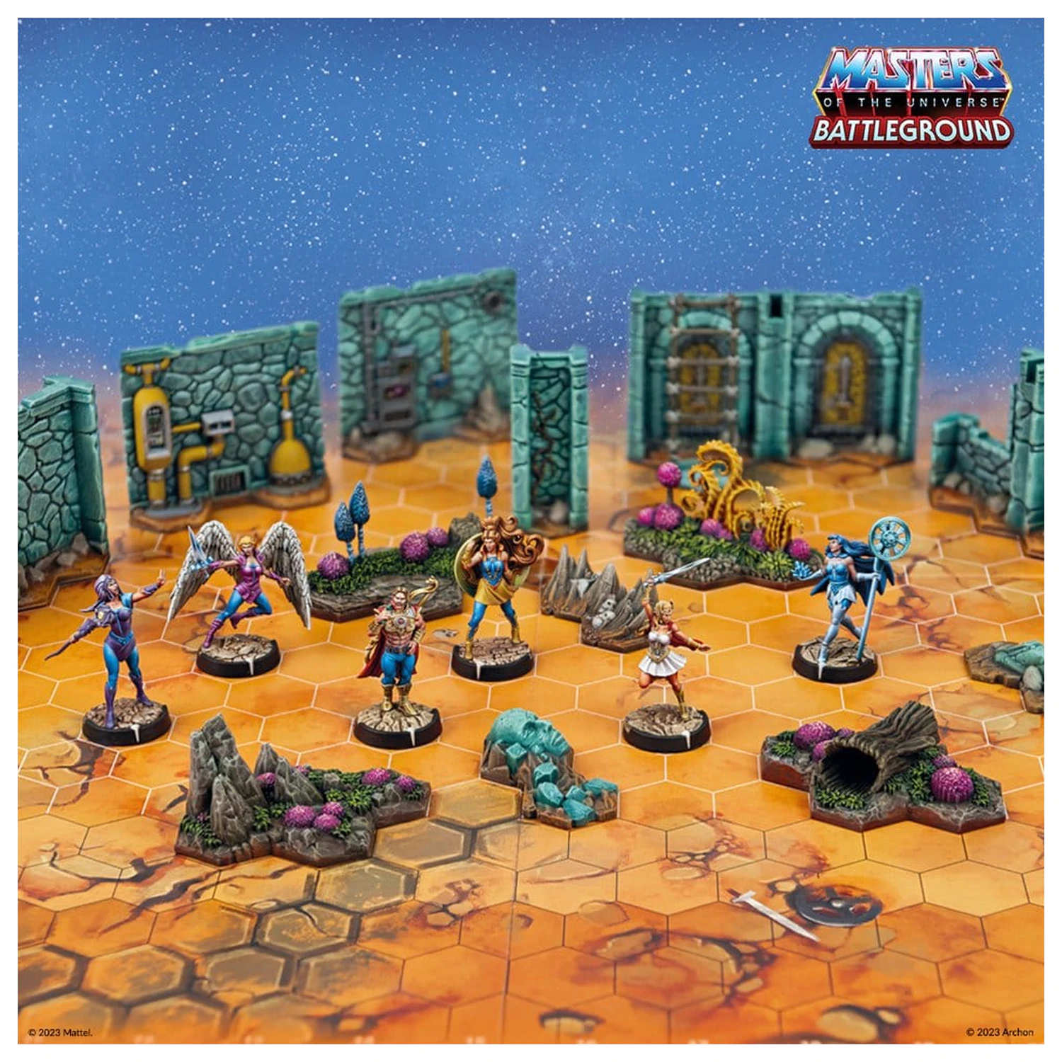 Masters of the Universe: Battleground Miniatures Game Wave 7: The Great Rebellion *Anglická verze* fotografii produktu