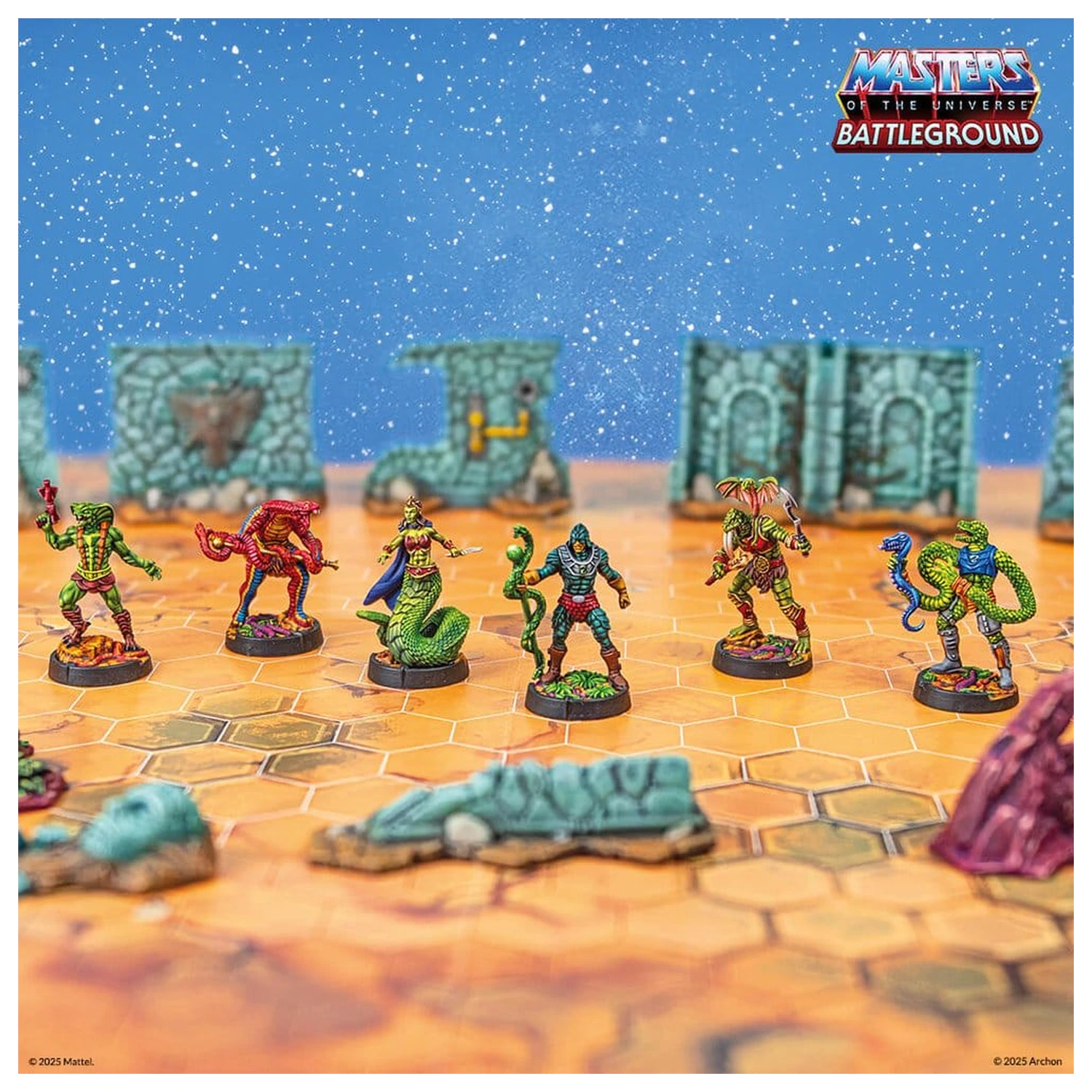 Masters of the Universe: Battleground Miniatures Game Wave 8: Frakce Snake Men *anglická verze* fotografii produktu