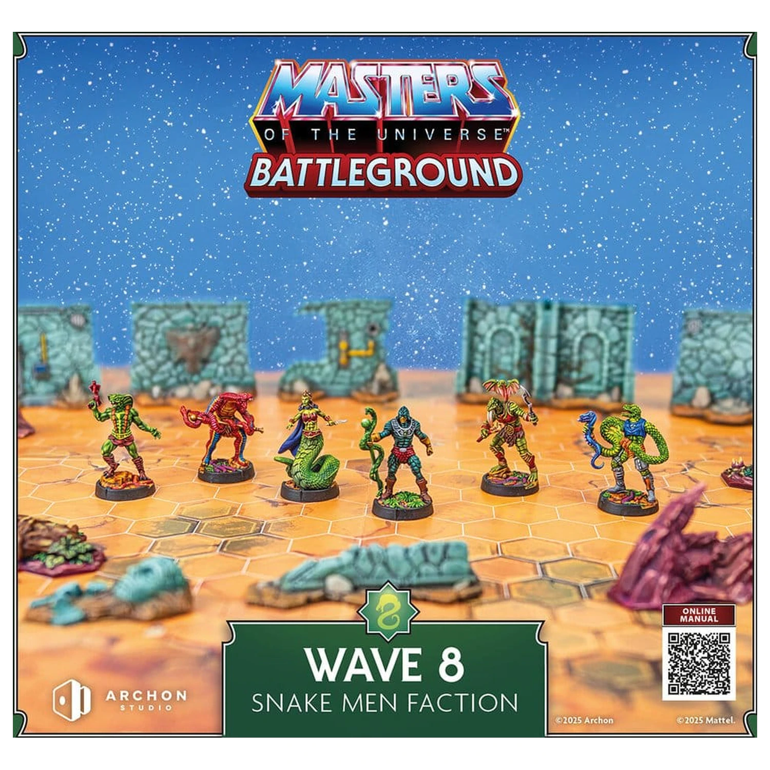 Masters of the Universe: Battleground Miniatures Game Wave 8: Frakce Snake Men *anglická verze* fotografii produktu