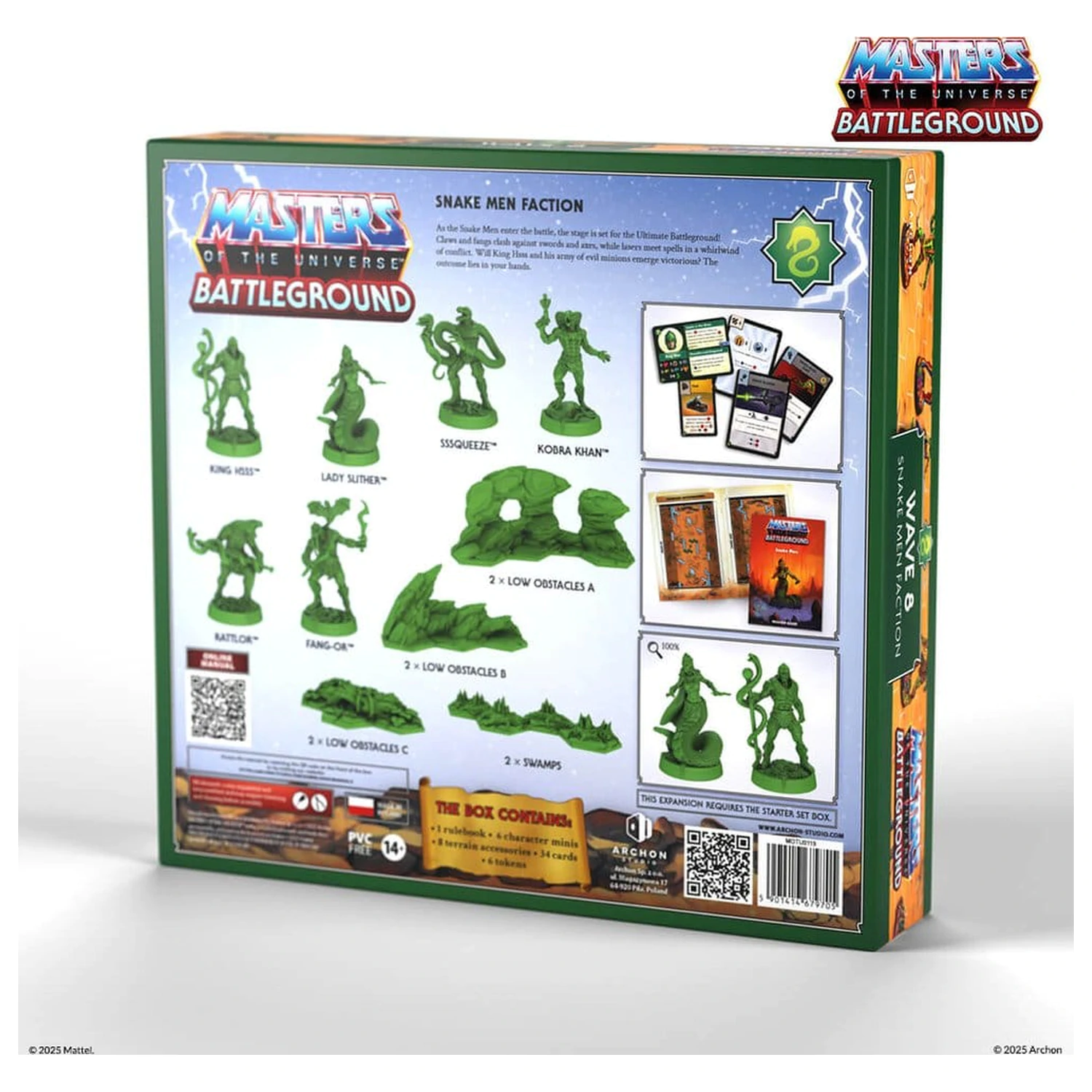 Masters of the Universe: Battleground Miniatures Game Wave 8: Snake Men Faction *Německá verze* fotografii produktu