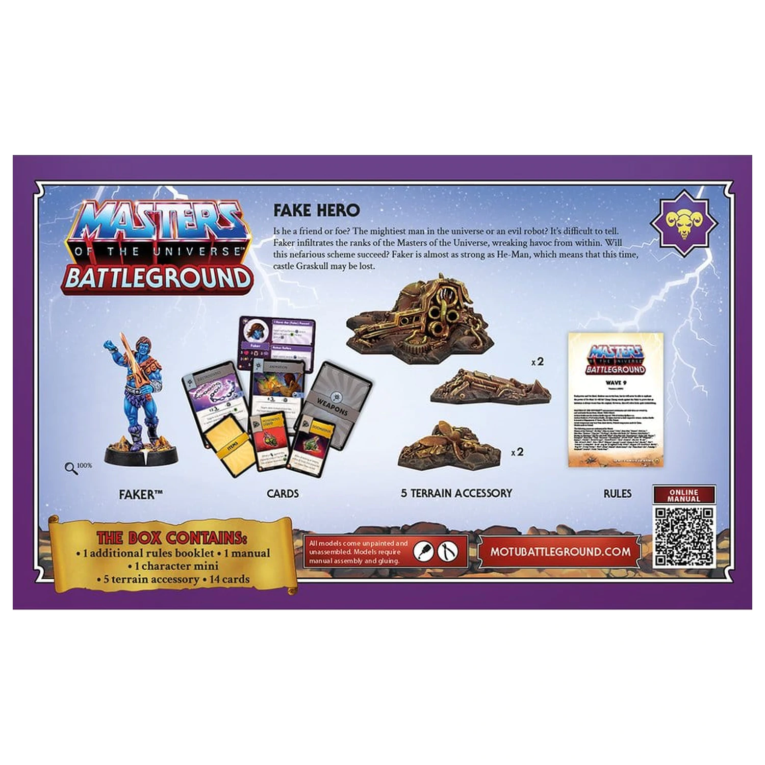 Masters of the Universe: Battleground Miniatures Game Wave 9: Evil Warriors Faction *německá verze* fotografii produktu