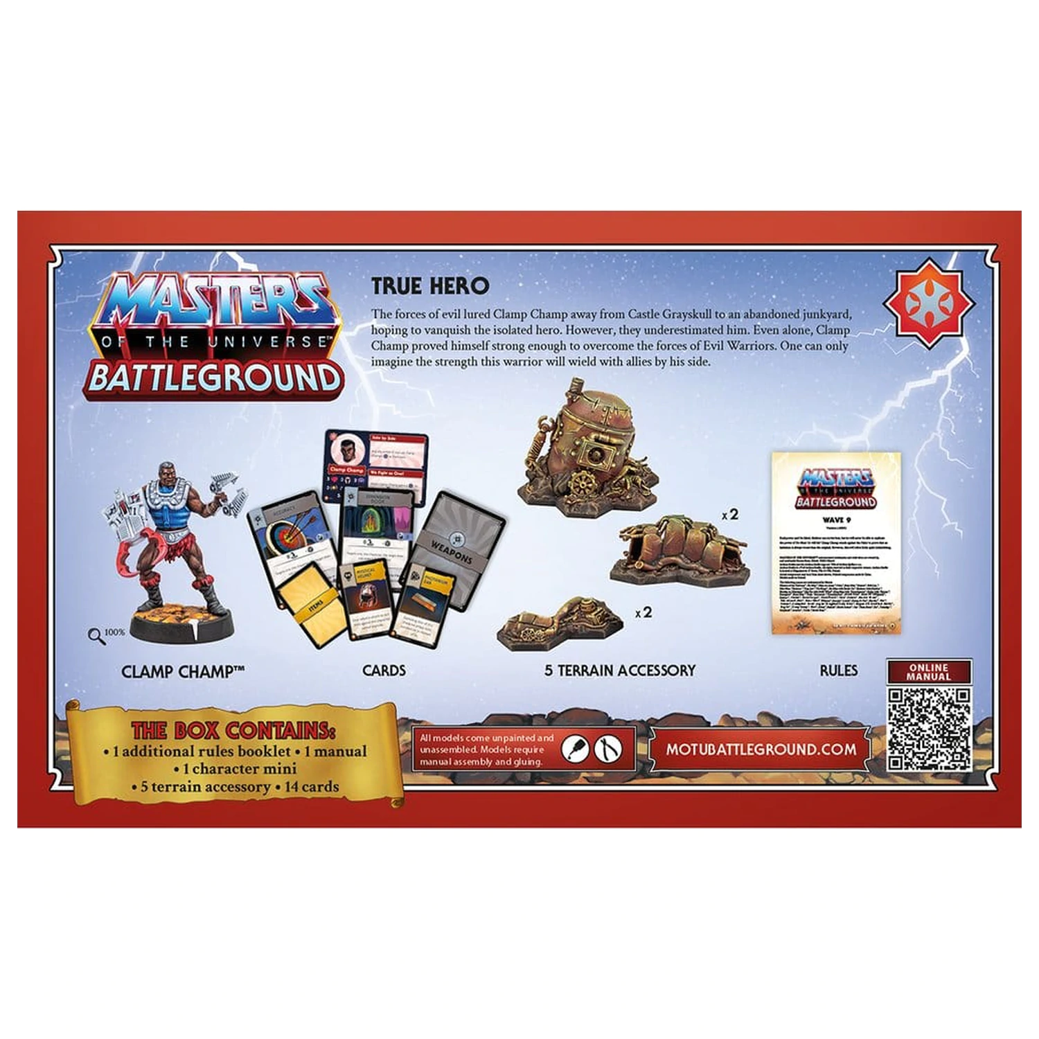 Masters of the Universe: Battleground Miniatures Game Wave 9: Masters of the Universe Faction *německá verze* fotografii produktu