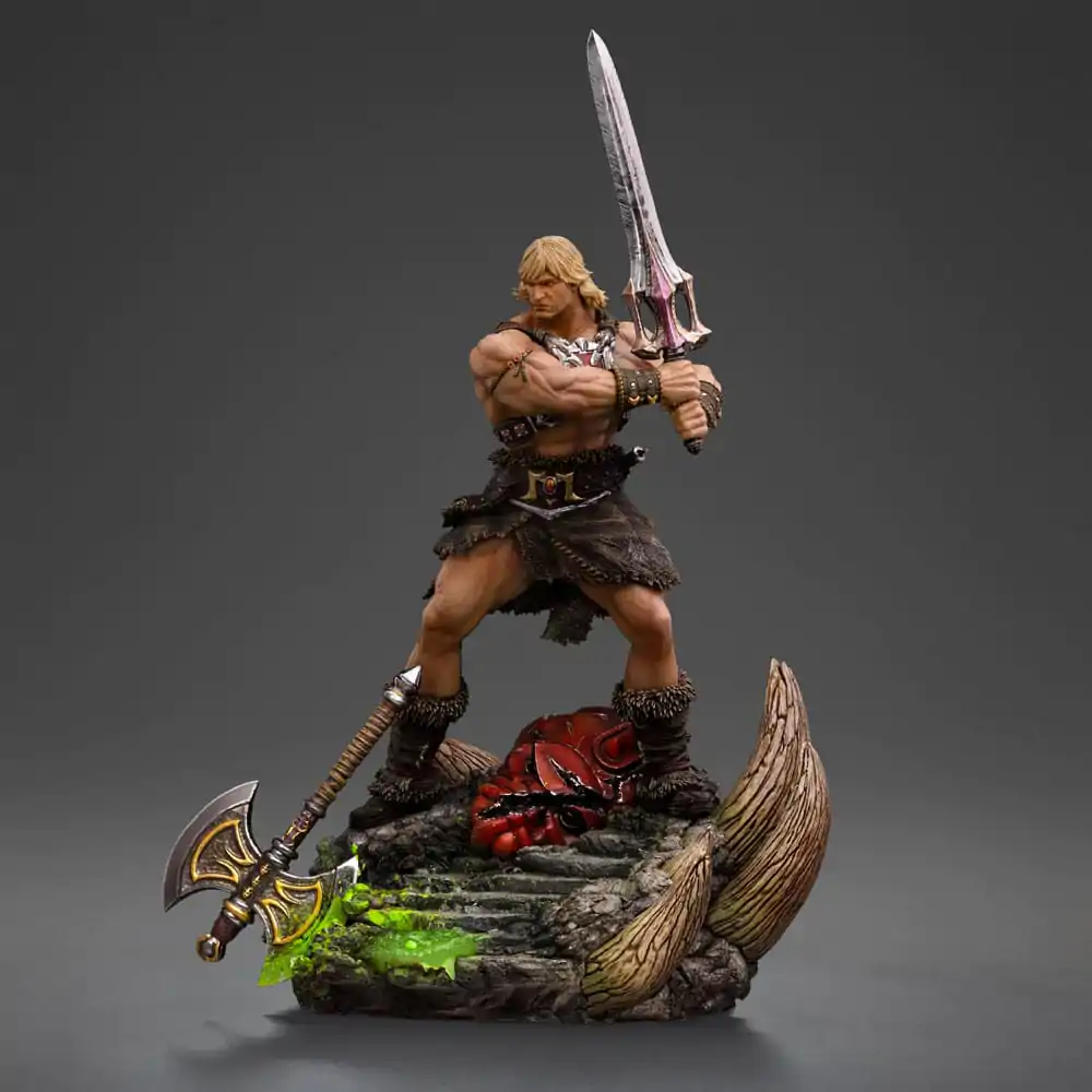 Masters of the Universe Deluxe Art Scale Socha 1/10 He-Man Unleashed 34 cm fotografii produktu