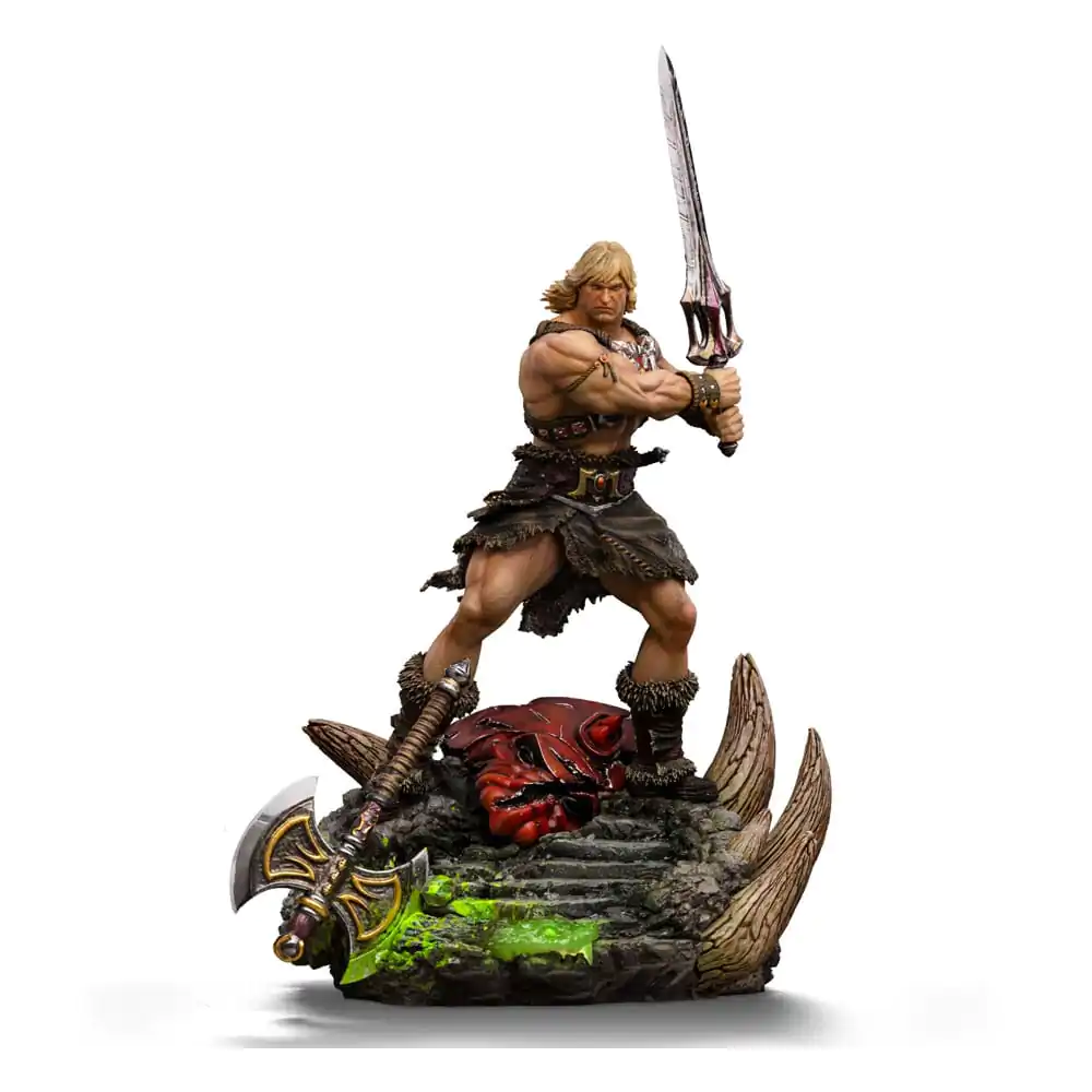 Masters of the Universe Deluxe Art Scale Socha 1/10 He-Man Unleashed 34 cm fotografii produktu