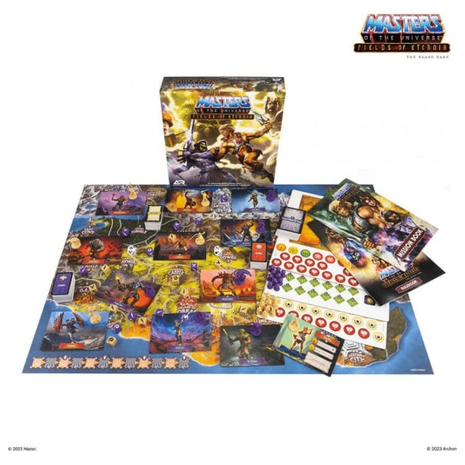 Masters of the Universe Board Game Fields of Eternia Anglická verze fotografii produktu