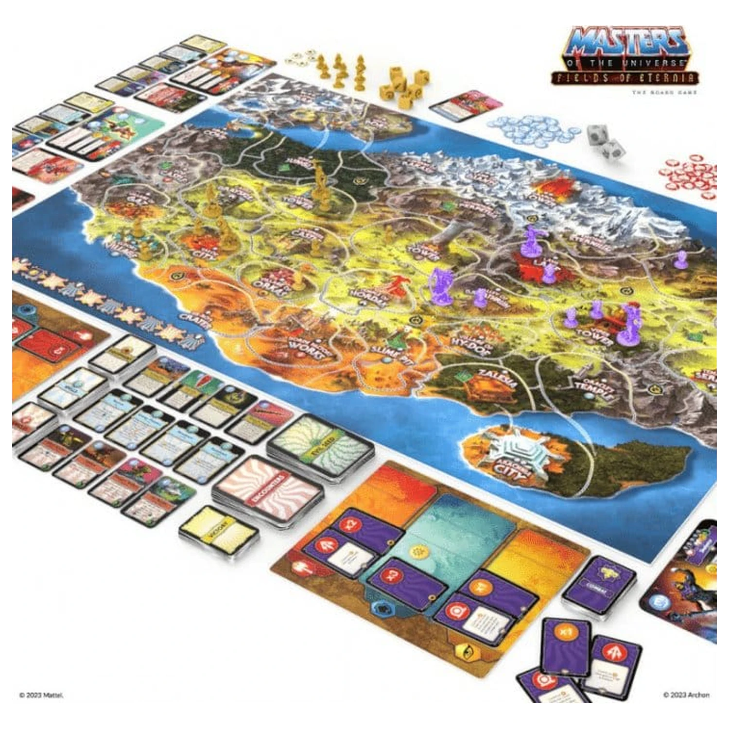 Masters of the Universe Board Game Fields of Eternia Anglická verze fotografii produktu