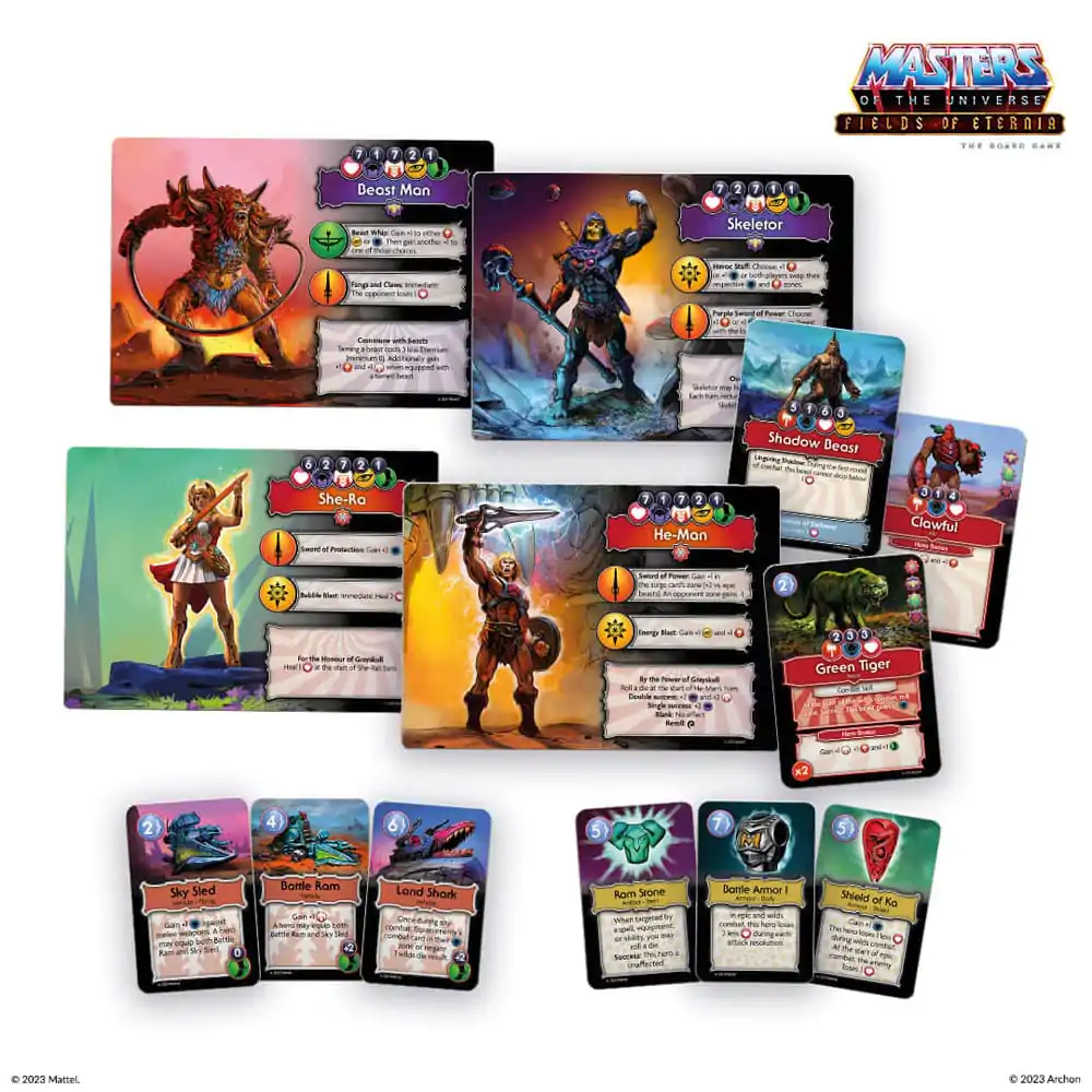 Masters of the Universe Desková hra Fields of Eternia *German Edition* fotografii produktu