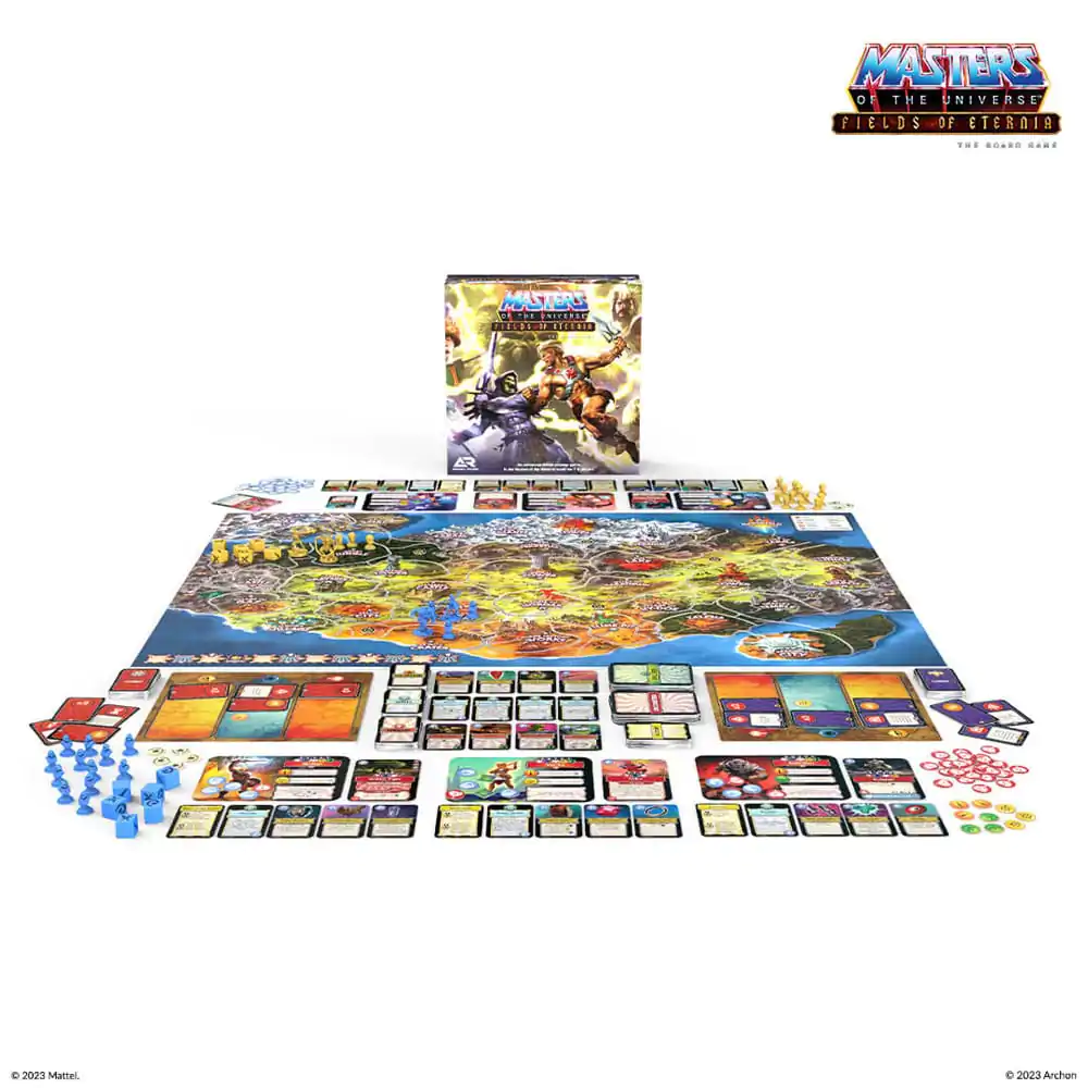 Masters of the Universe Desková hra Fields of Eternia *German Edition* fotografii produktu