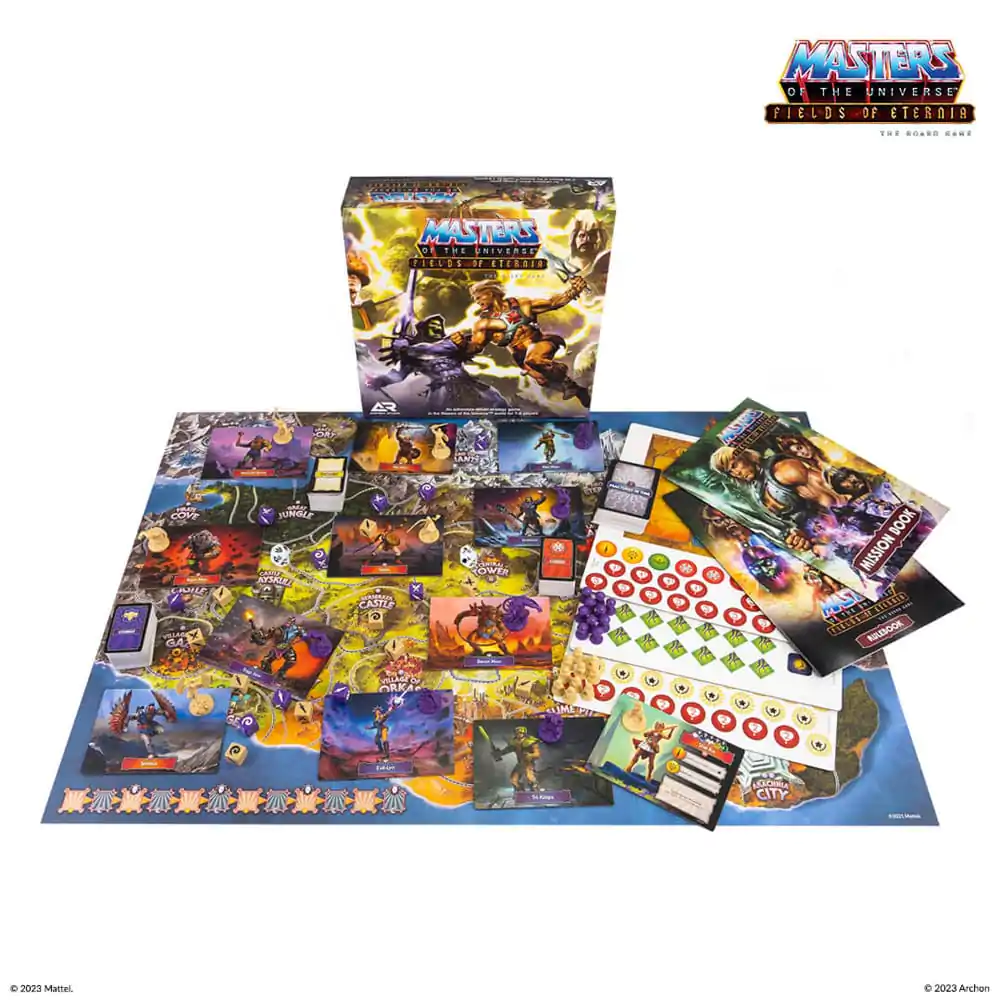 Masters of the Universe Desková hra Fields of Eternia *German Edition* fotografii produktu