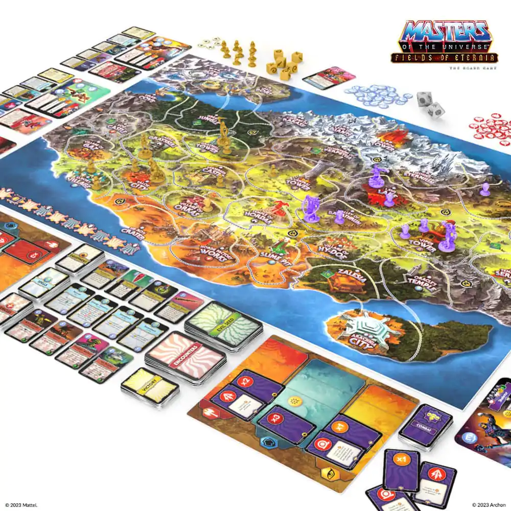 Masters of the Universe Desková hra Fields of Eternia *German Edition* fotografii produktu