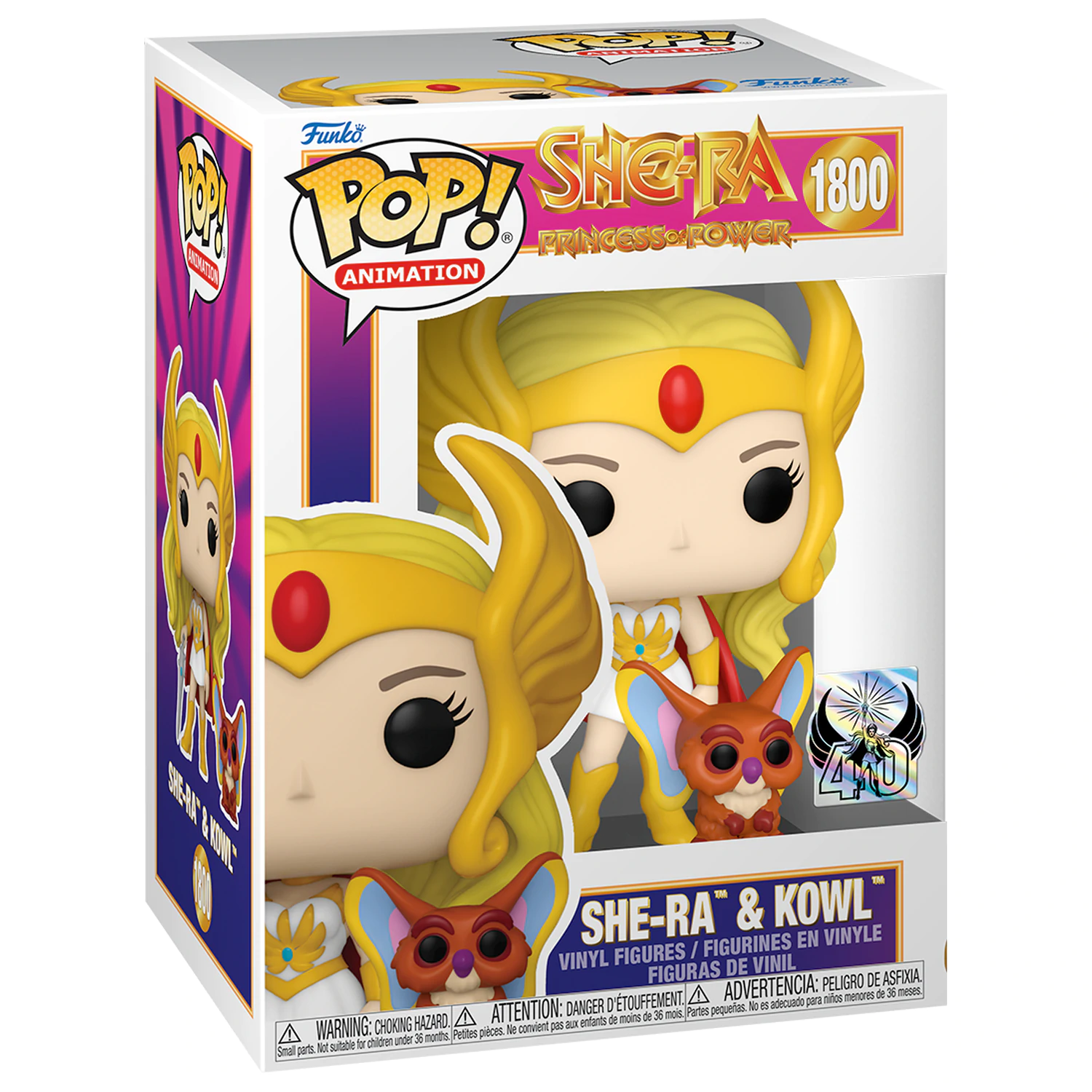 Masters of The Universe Funko POP! & Buddy vinylová figurka She-Ra w/Kowl 9 cm fotografii produktu