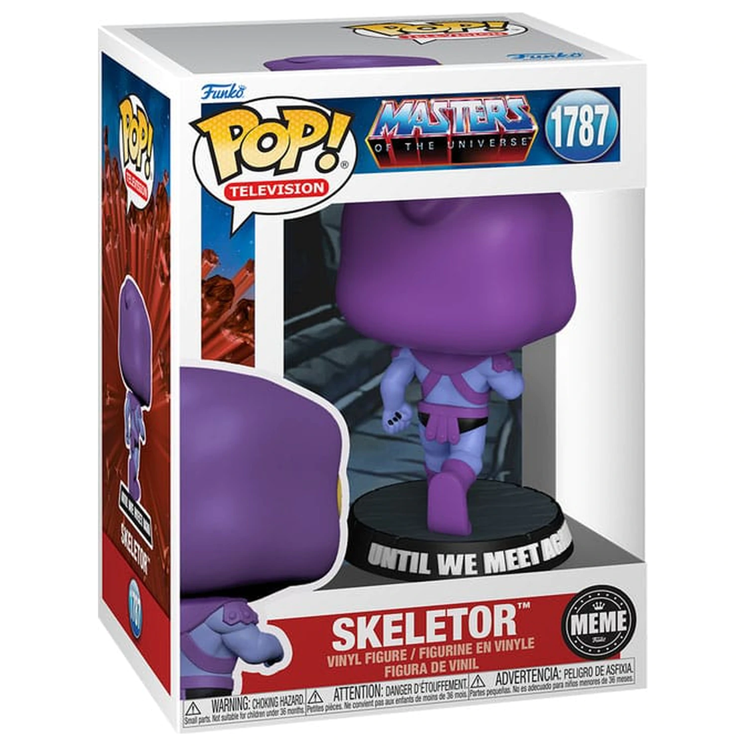 Masters of the Universe Funko POP! Animation Vinylová Figurka Meme - Skeletor Running Away 9 cm fotografii produktu