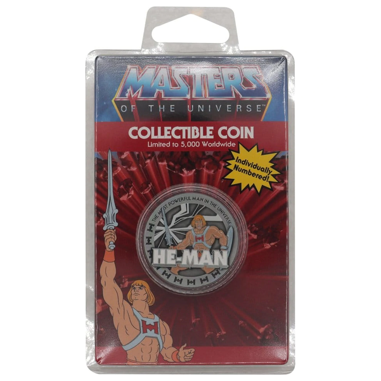 Masters of the Universe Sběratelská mince He-Man Limitovaná edice fotografii produktu