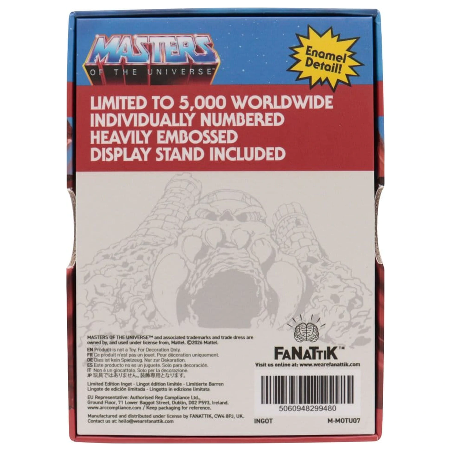 Masters of the Universe Ingot He-Man & She-Ra Limitovaná Edice fotografii produktu
