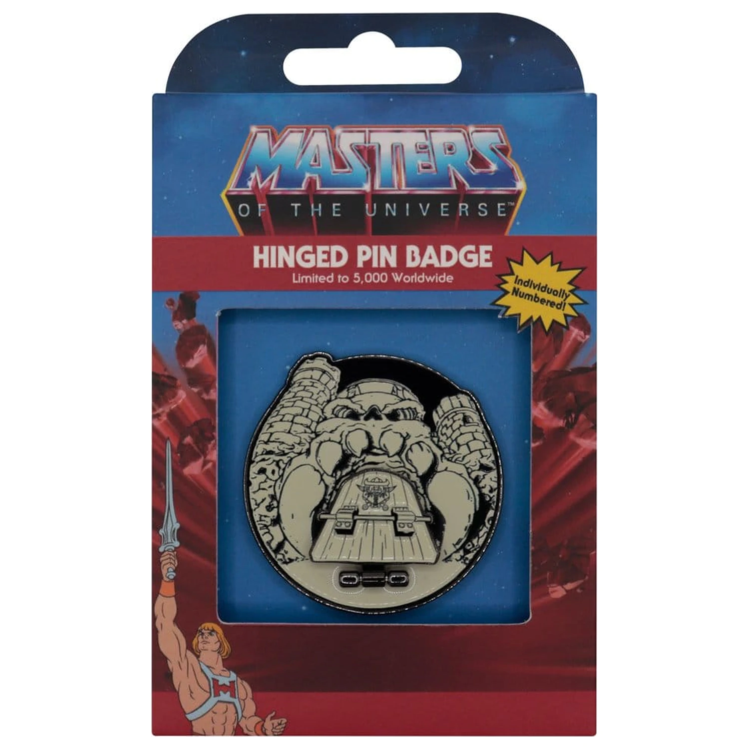 Masters of the Universe odznak s panty Castle Grayskull limitovaná edice fotografii produktu