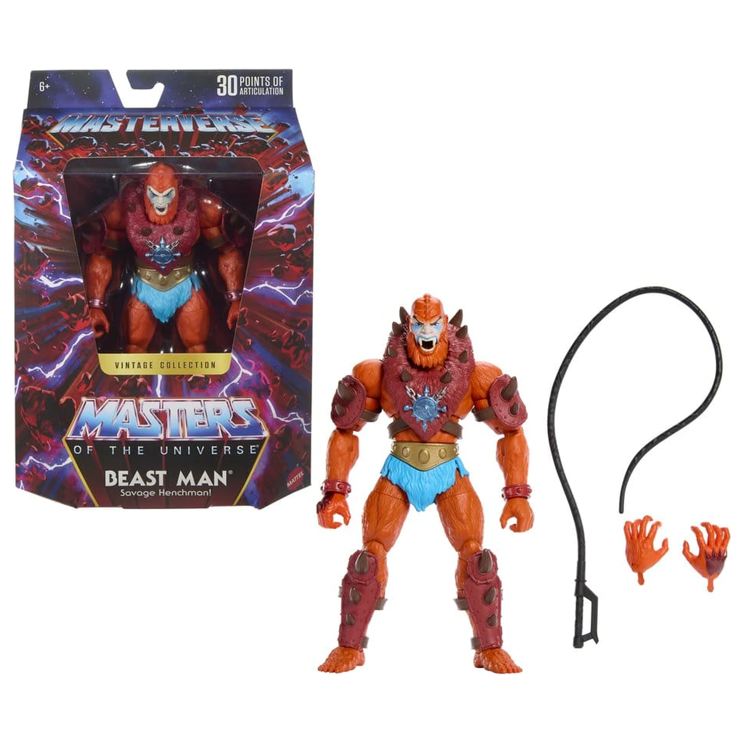 Masters of the Universe Masterverse akční figurka Vintage Collection: Beast Man 18 cm fotografii produktu