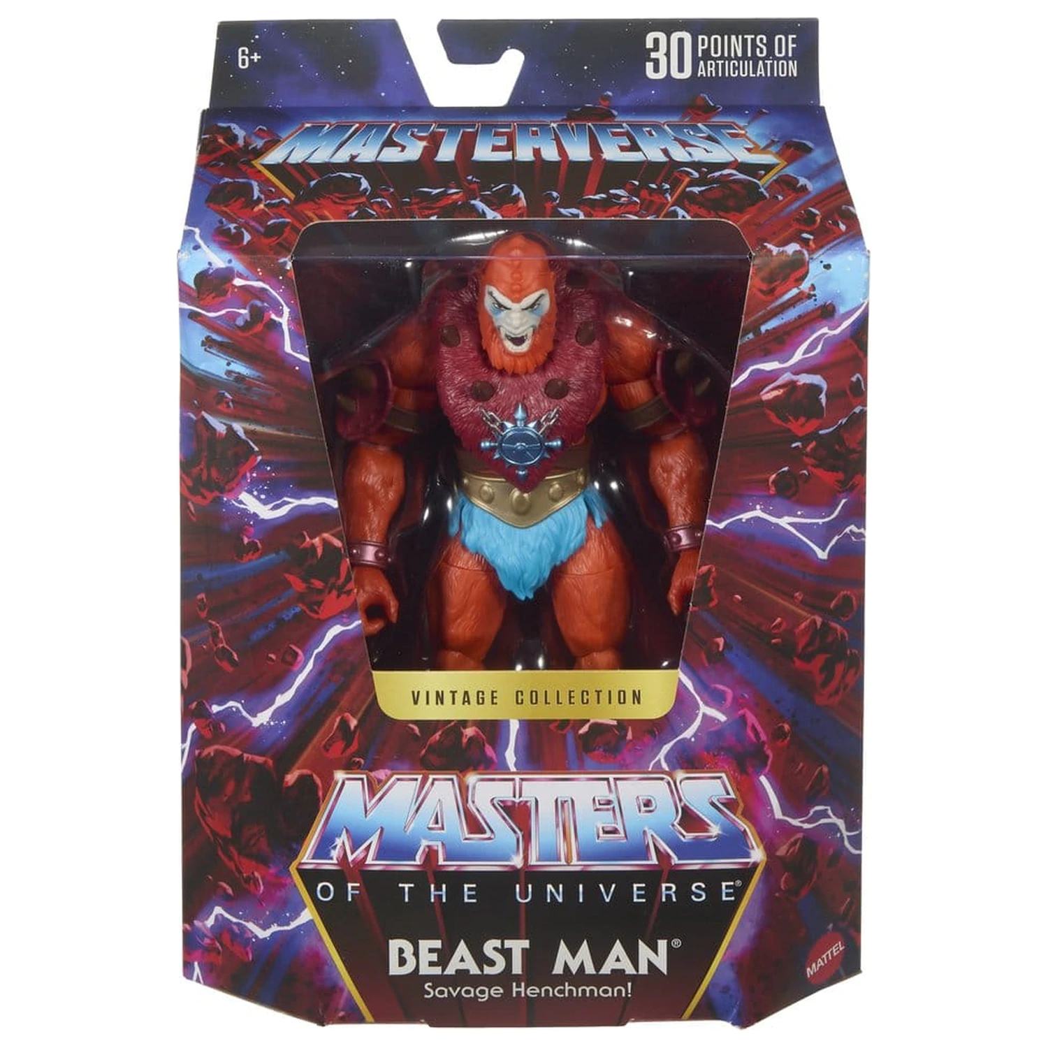 Masters of the Universe Masterverse akční figurka Vintage Collection: Beast Man 18 cm fotografii produktu