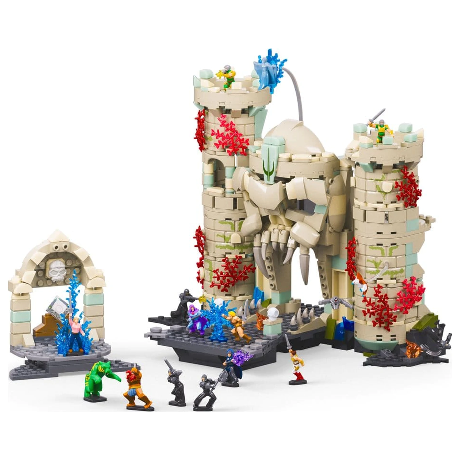 Masters of the Universe Mattel Brick Shop Stavebnicová sada Hrad Grayskull fotografii produktu