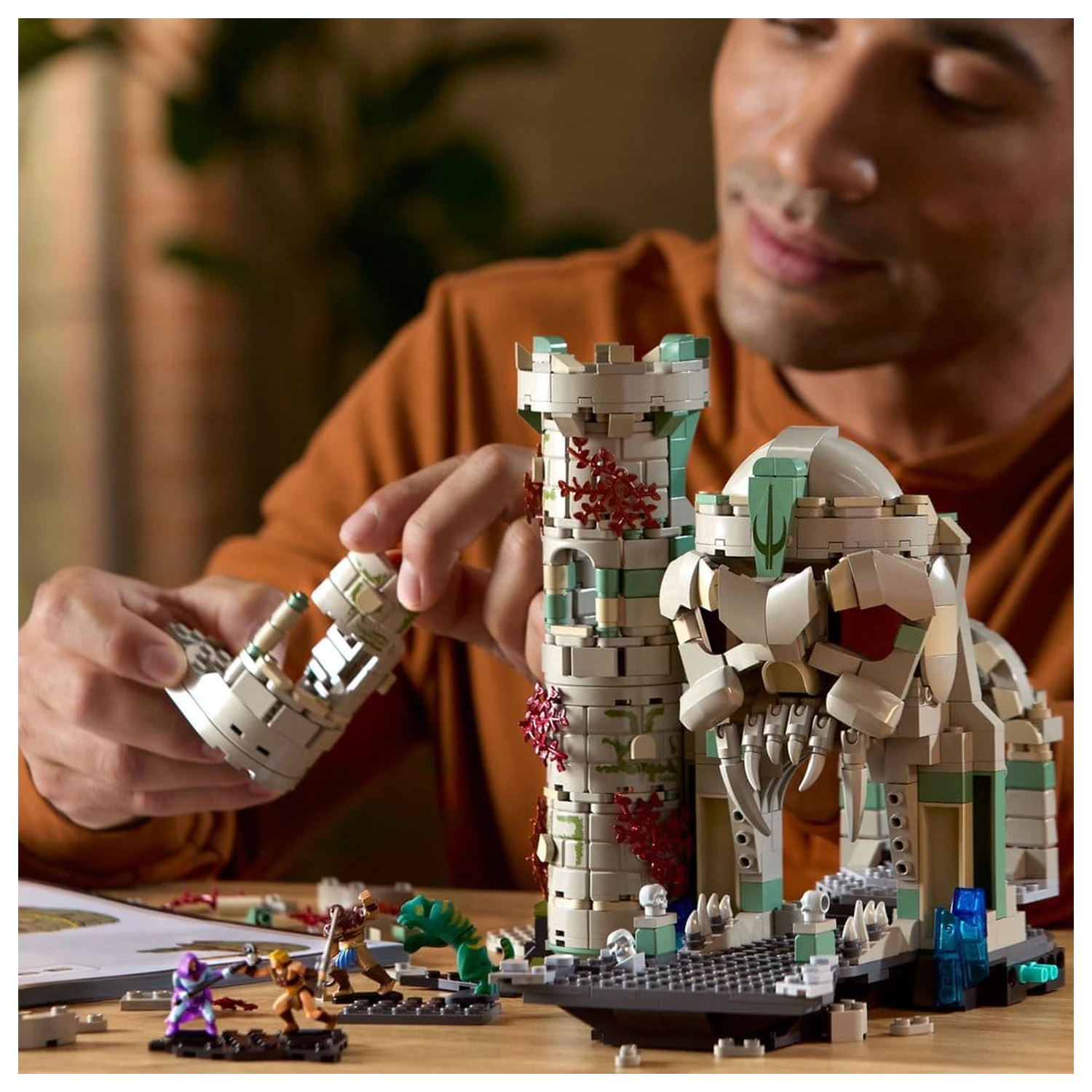Masters of the Universe Mattel Brick Shop Stavebnicová sada Hrad Grayskull fotografii produktu