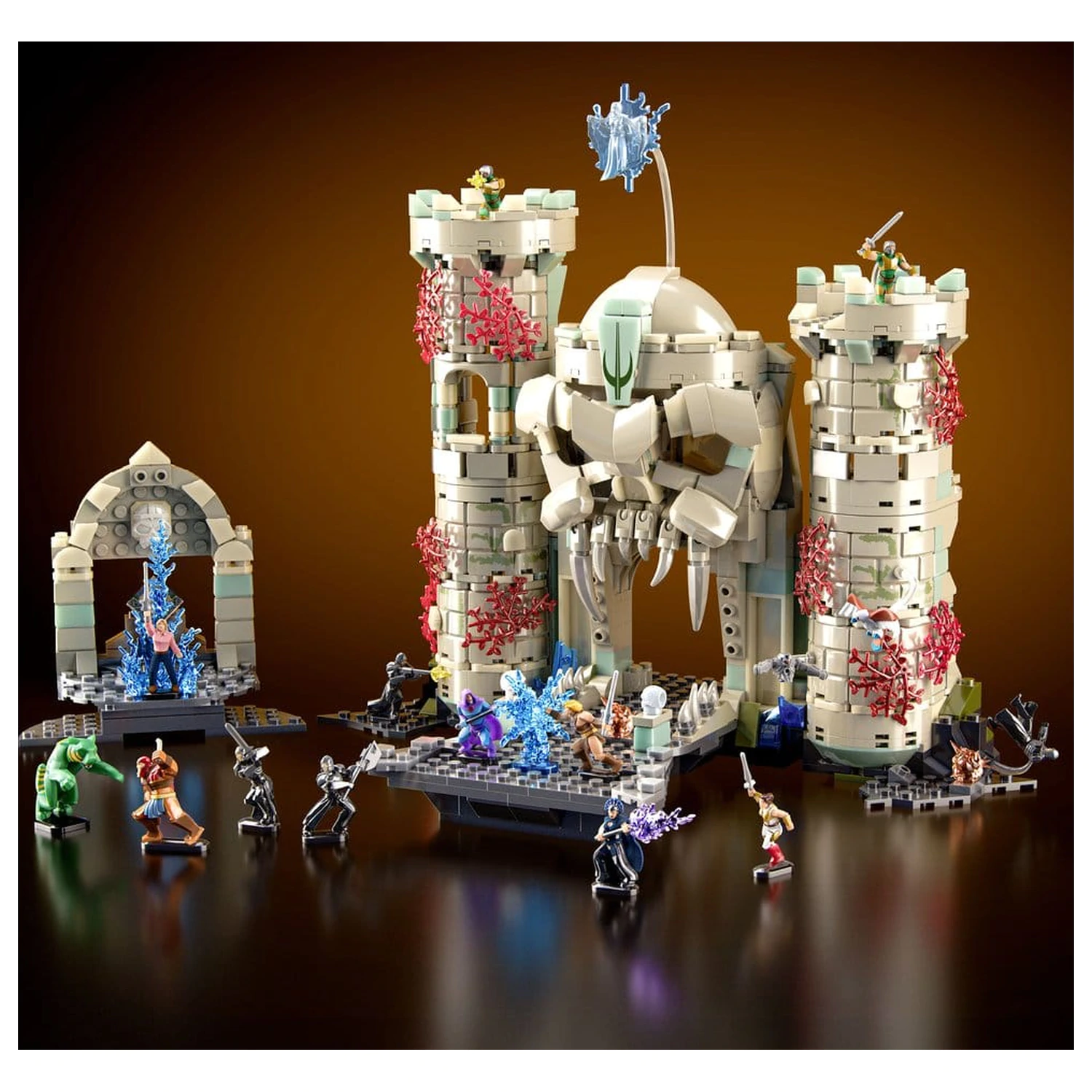 Masters of the Universe Mattel Brick Shop Stavebnicová sada Hrad Grayskull fotografii produktu