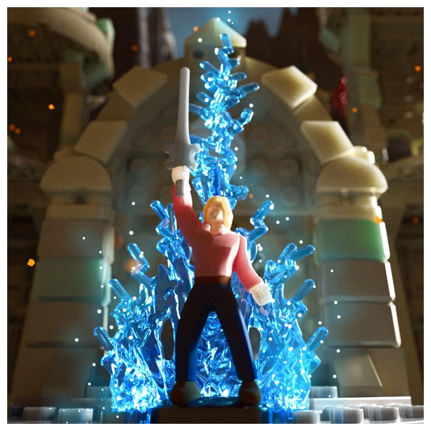 Masters of the Universe Mattel Brick Shop Stavebnicová sada Hrad Grayskull fotografii produktu