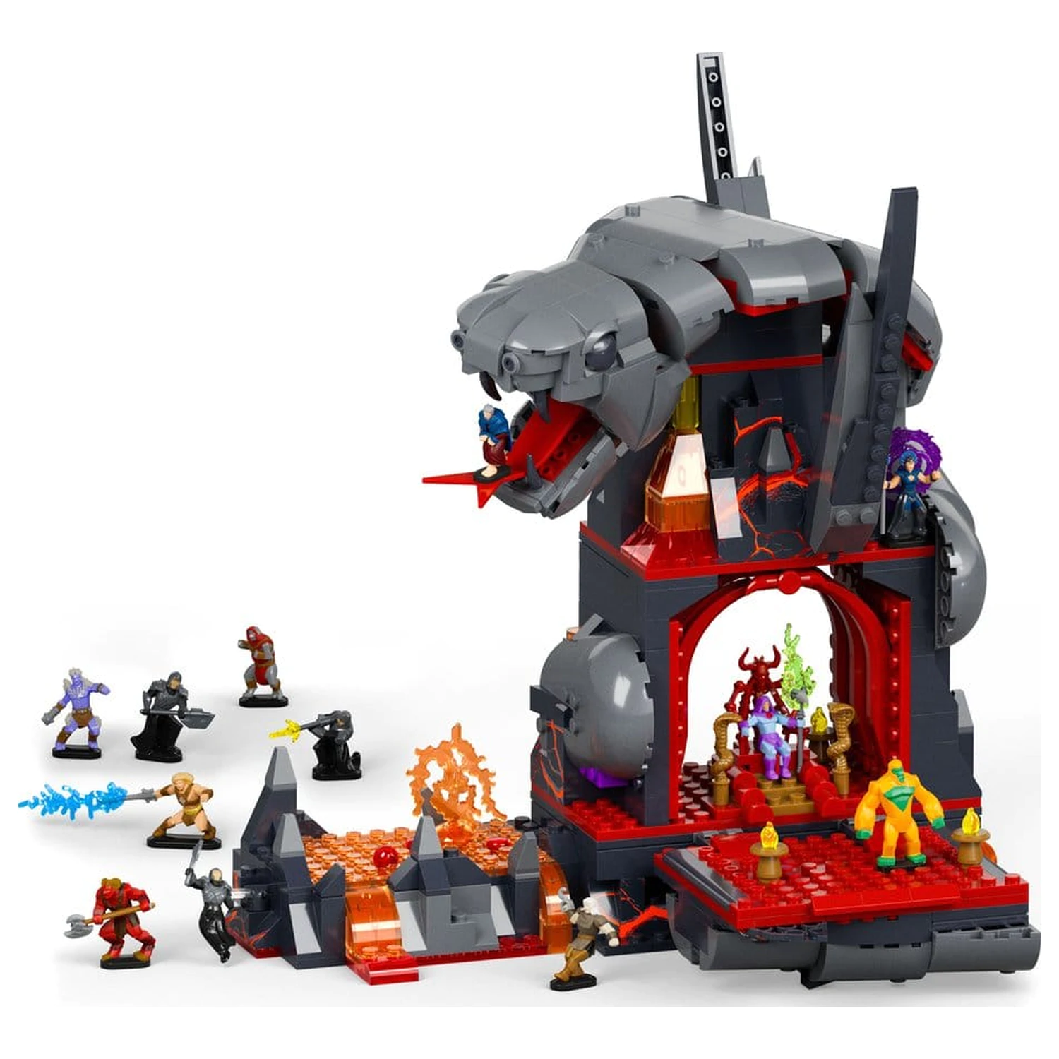 Masters of the Universe Mattel Brick Shop Stavebnice Snake Mountain fotografii produktu