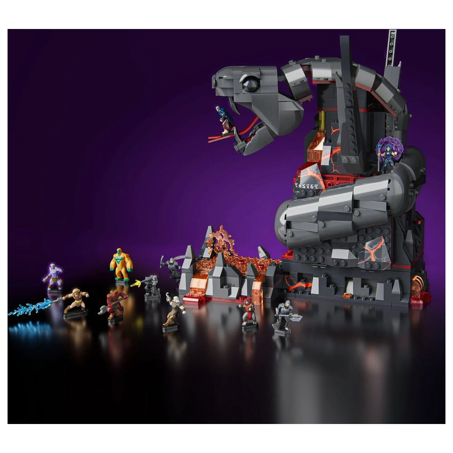 Masters of the Universe Mattel Brick Shop Stavebnice Snake Mountain fotografii produktu