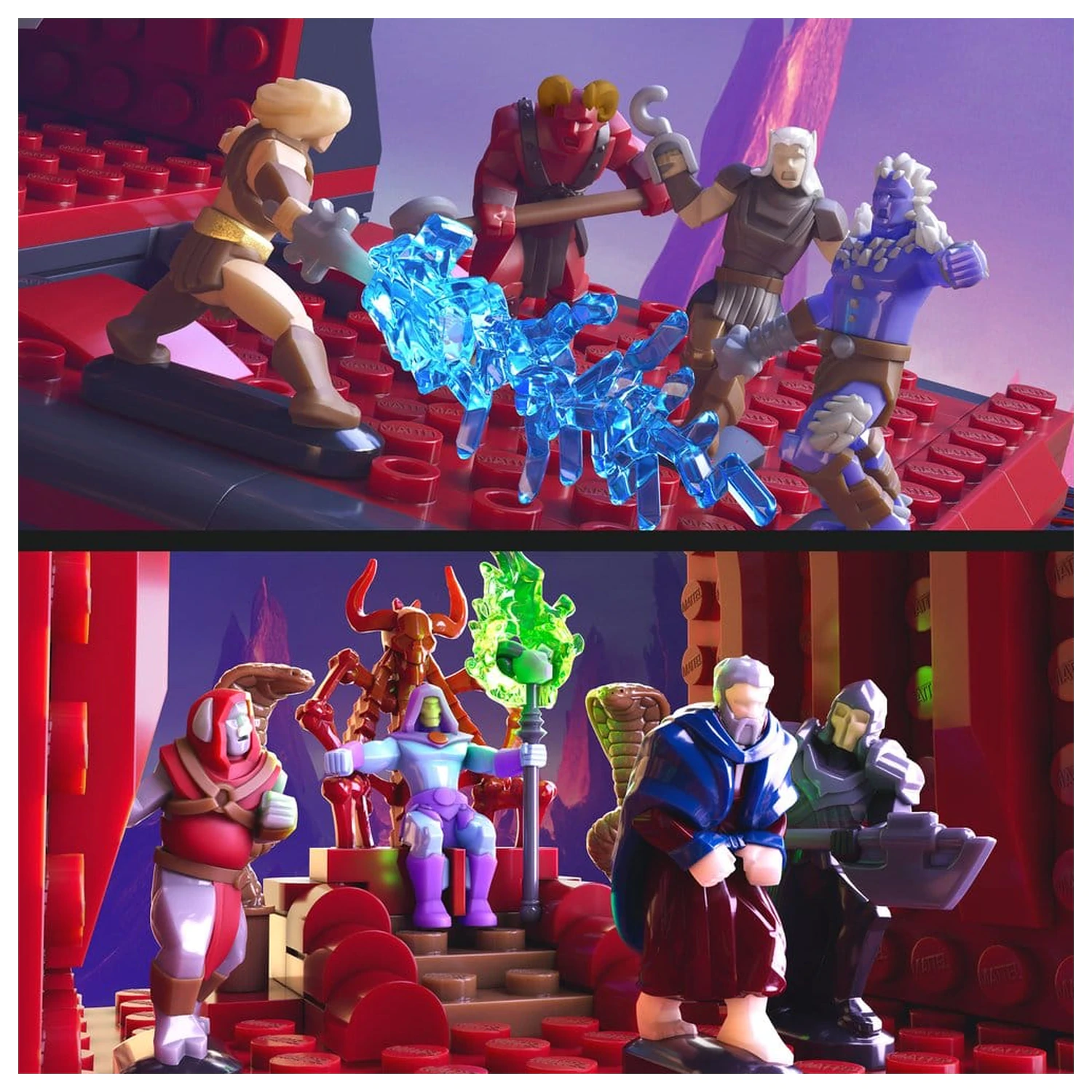Masters of the Universe Mattel Brick Shop Stavebnice Snake Mountain fotografii produktu
