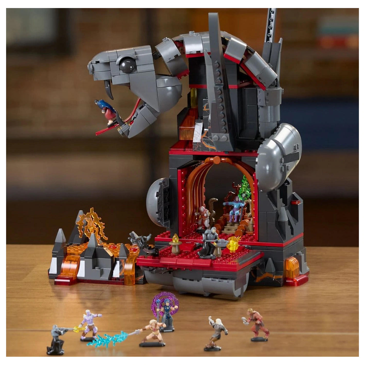 Masters of the Universe Mattel Brick Shop Stavebnice Snake Mountain fotografii produktu