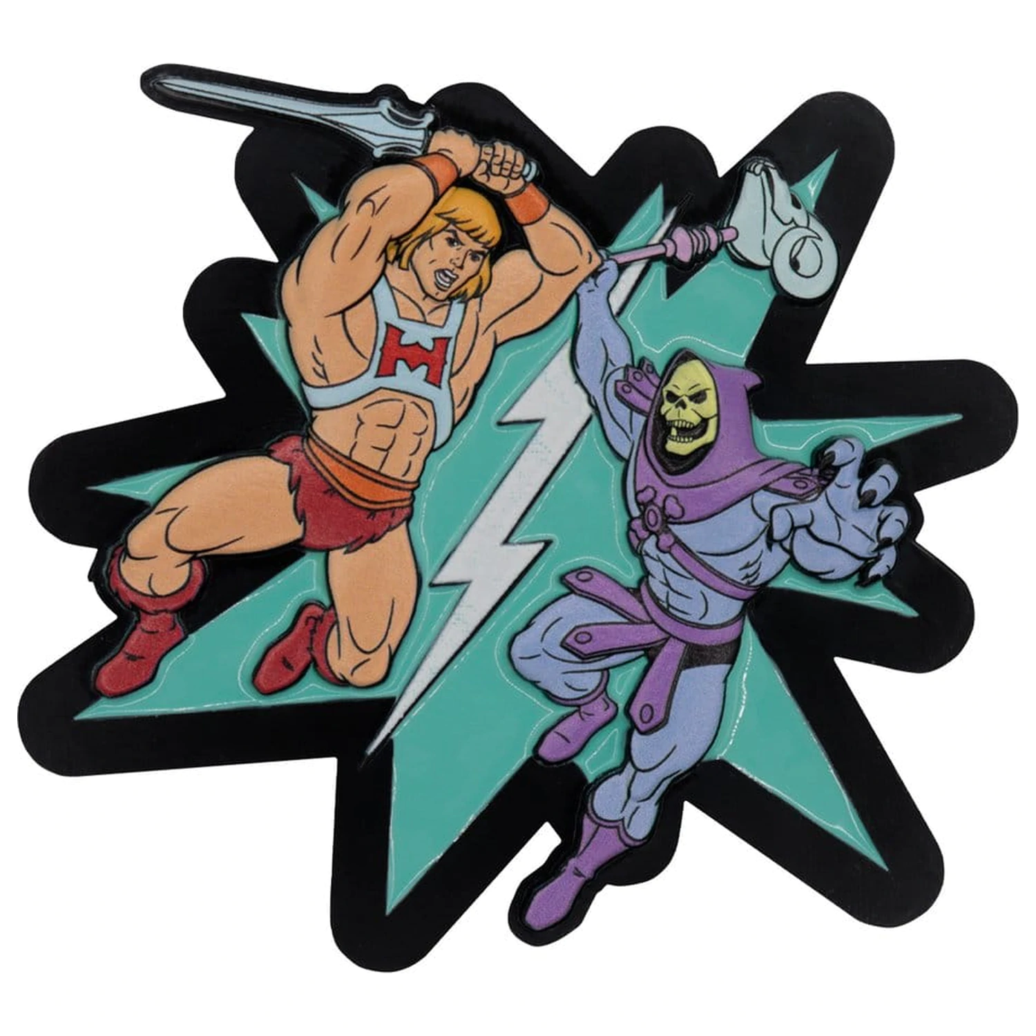 Masters of the Universe Medailon He-Man vs Skeletor Limitovaná Edice fotografii produktu