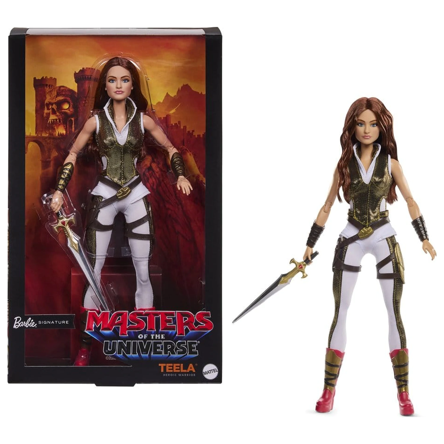 Masters of the Universe Movie 2026 Barbie Signature panenka Teela 30 cm fotografii produktu