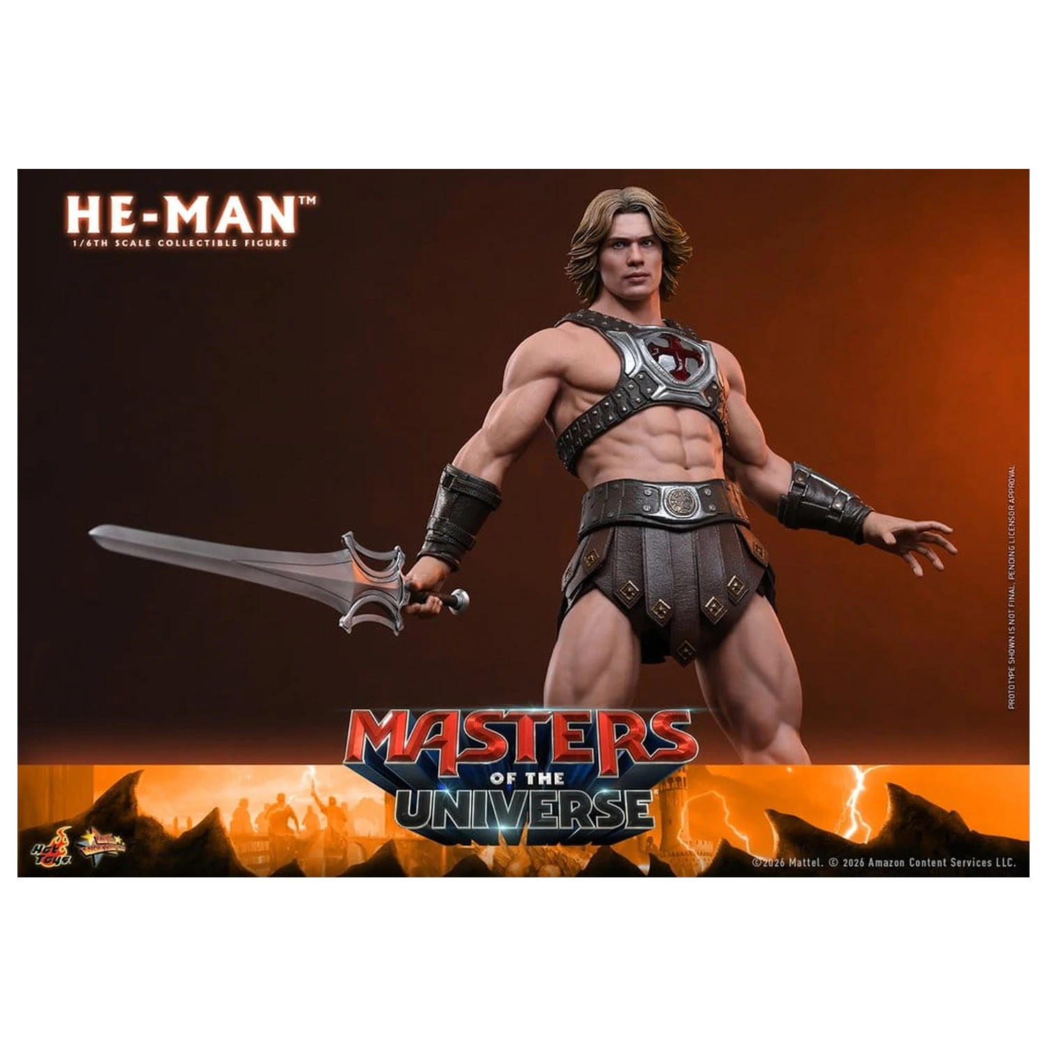 Masters of the Universe Movie Masterpiece akční figurka 1/6 He-Man 31 cm fotografii produktu