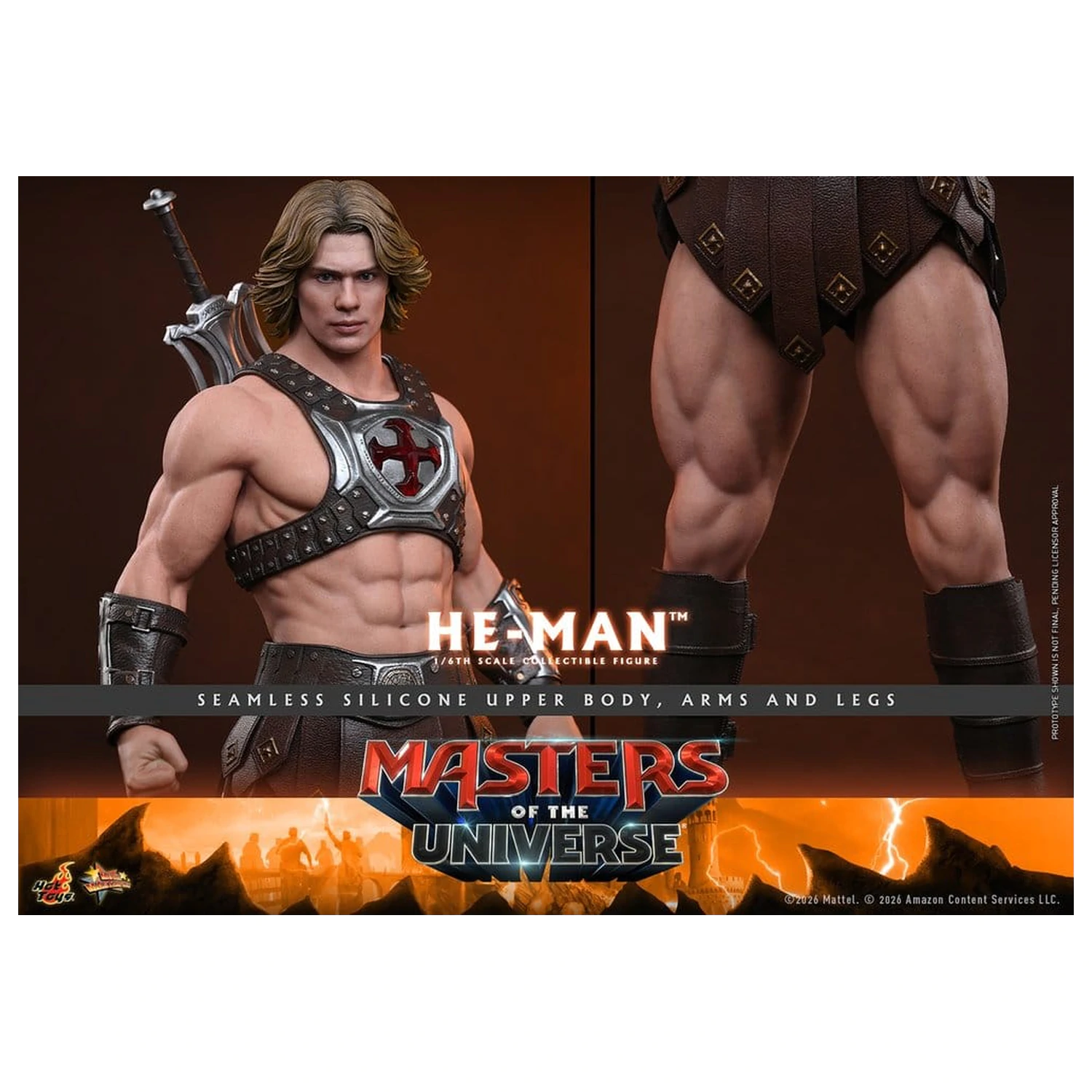 Masters of the Universe Movie Masterpiece akční figurka 1/6 He-Man 31 cm fotografii produktu