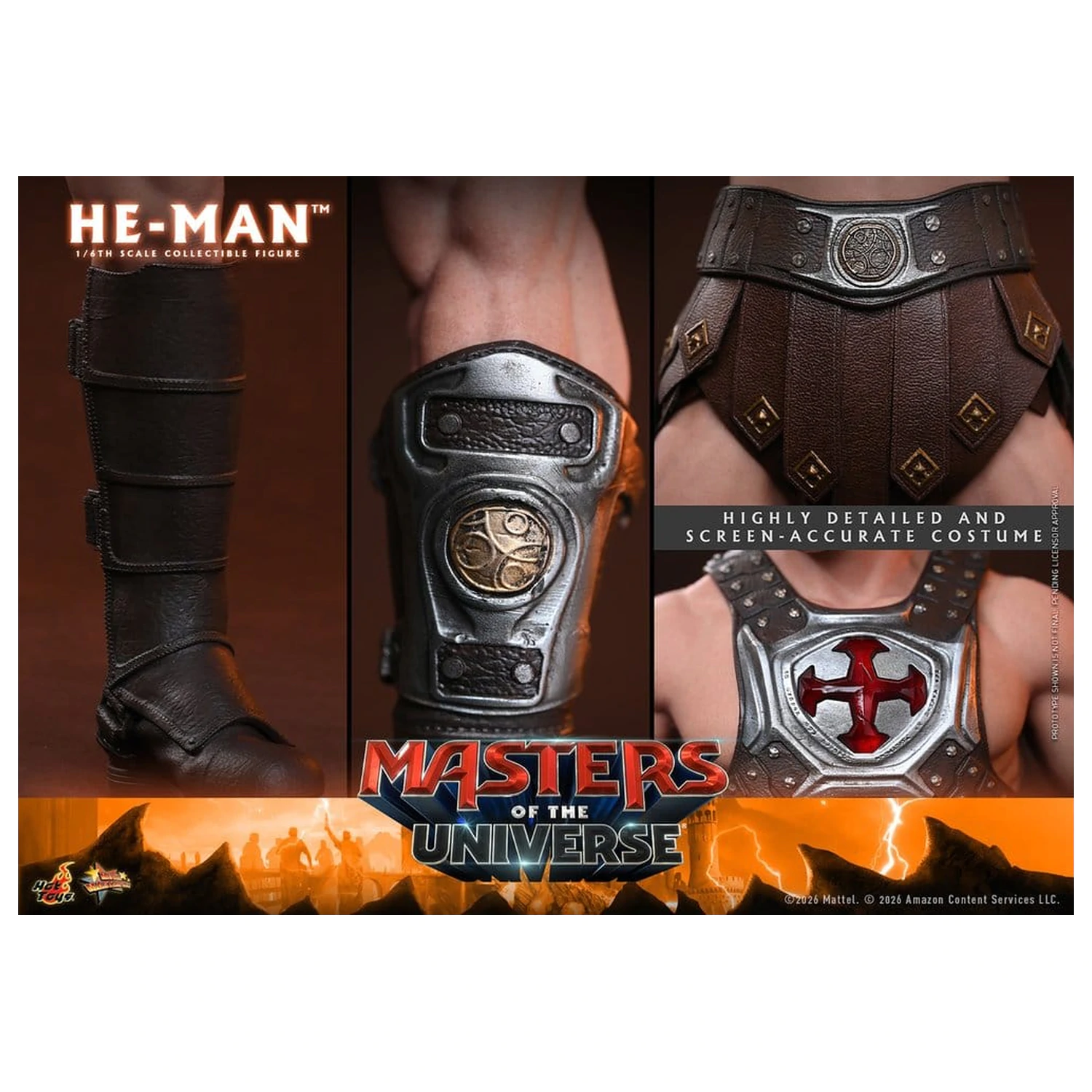 Masters of the Universe Movie Masterpiece akční figurka 1/6 He-Man 31 cm fotografii produktu