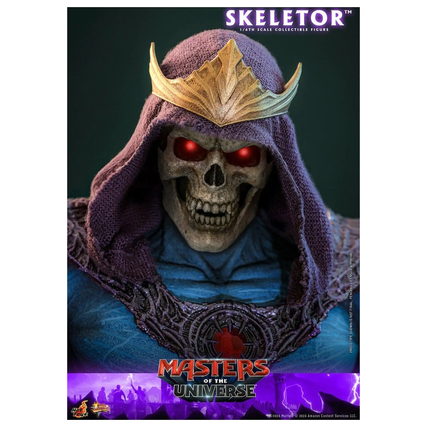 Masters of the Universe Movie Masterpiece akční figurka 1/6 Skeletor 31 cm fotografii produktu