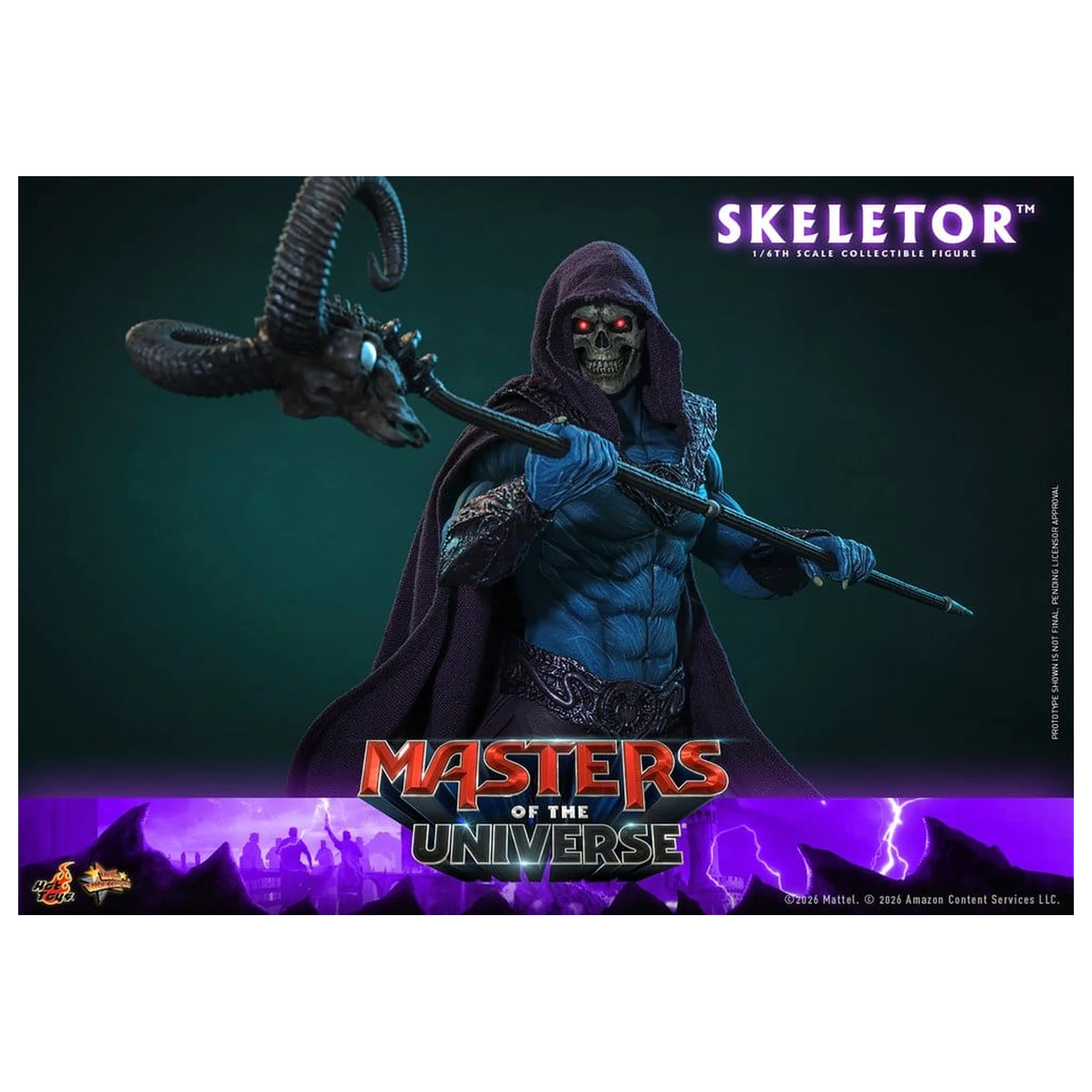 Masters of the Universe Movie Masterpiece akční figurka 1/6 Skeletor 31 cm fotografii produktu
