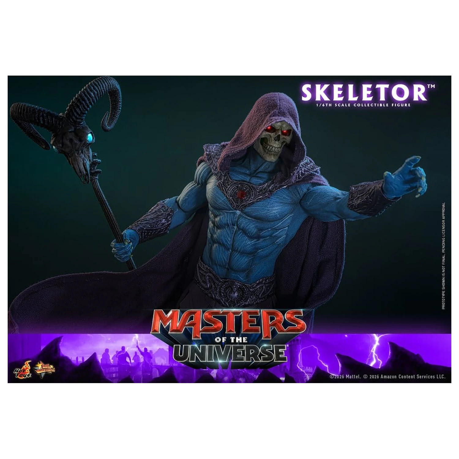 Masters of the Universe Movie Masterpiece akční figurka 1/6 Skeletor 31 cm fotografii produktu