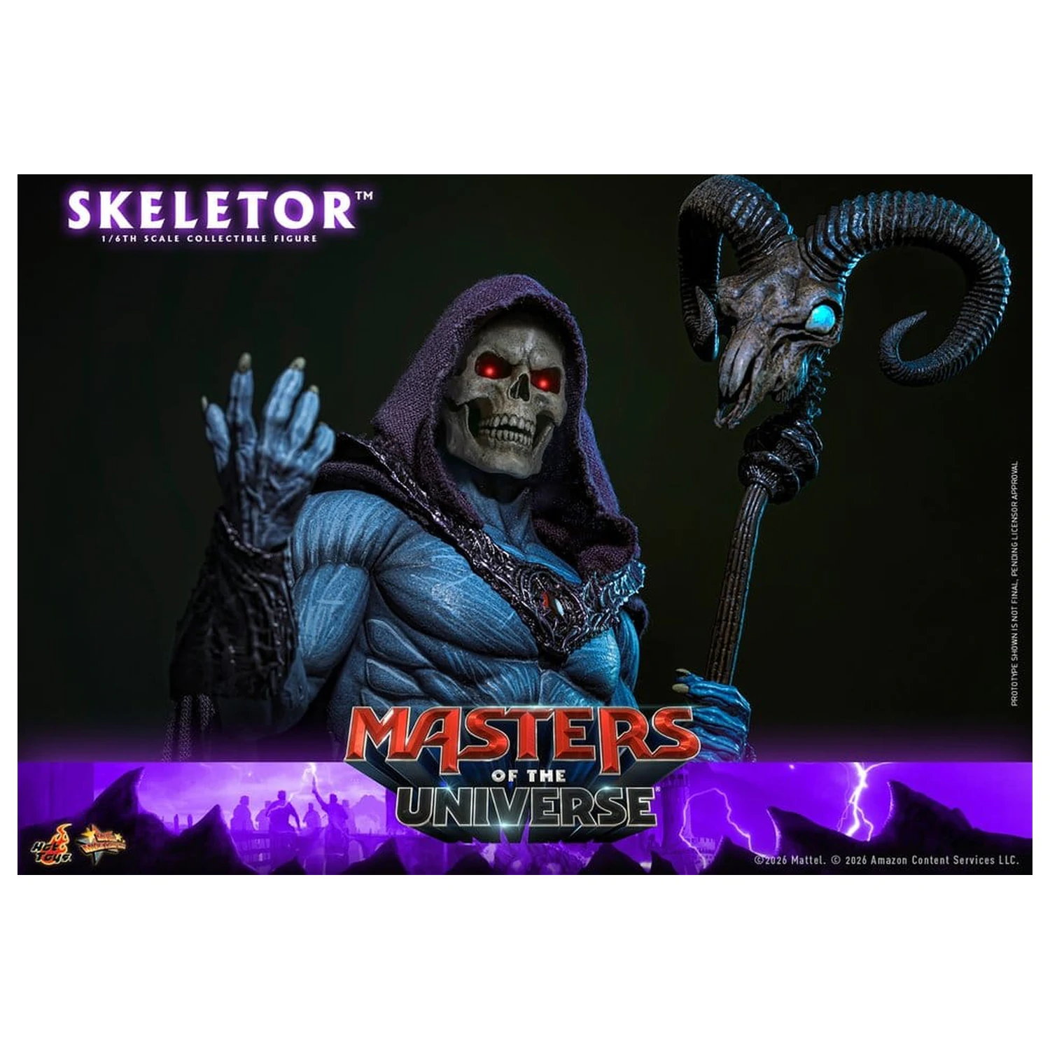 Masters of the Universe Movie Masterpiece akční figurka 1/6 Skeletor 31 cm fotografii produktu