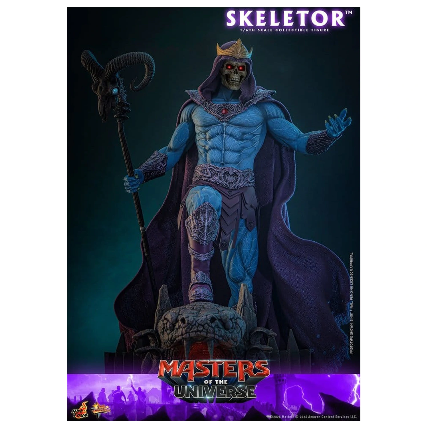 Masters of the Universe Movie Masterpiece akční figurka 1/6 Skeletor 31 cm fotografii produktu