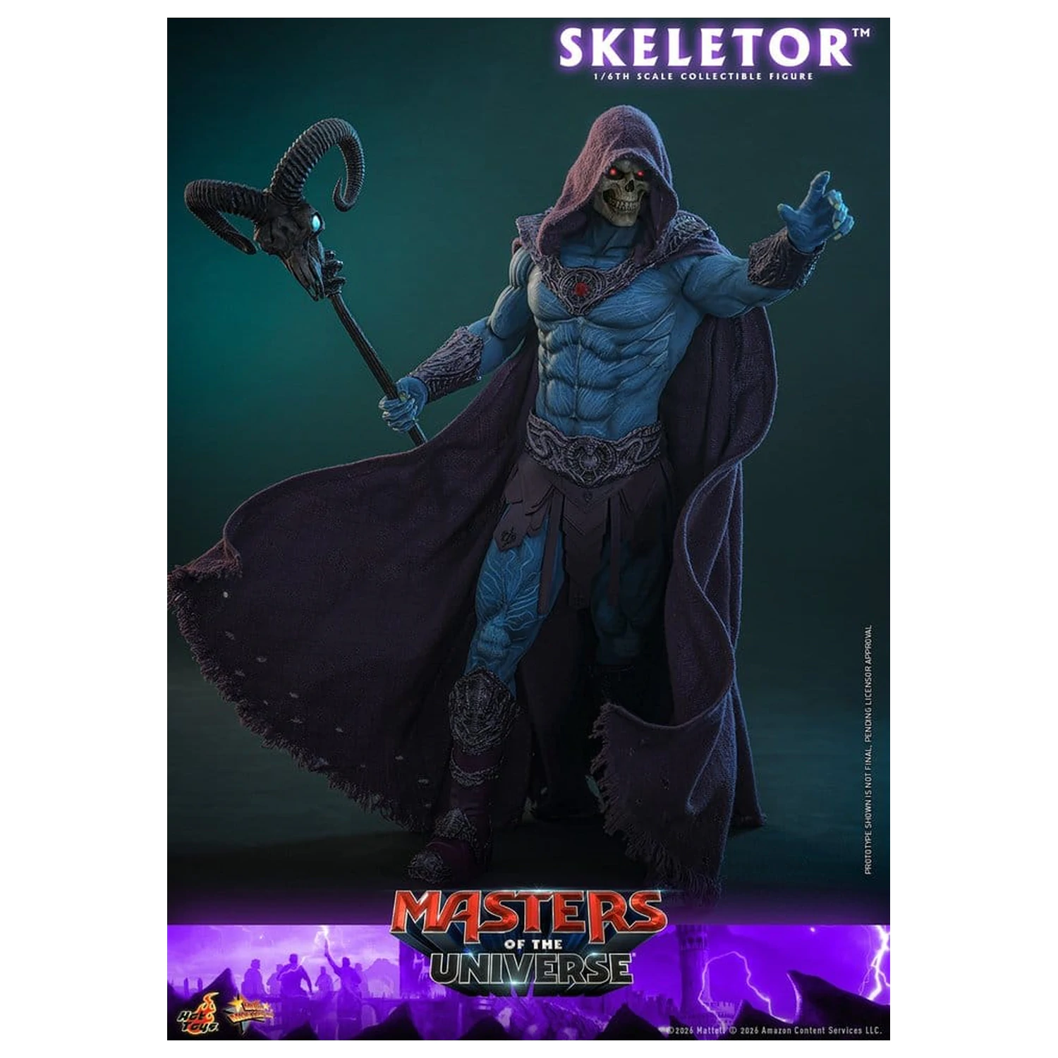 Masters of the Universe Movie Masterpiece akční figurka 1/6 Skeletor 31 cm fotografii produktu