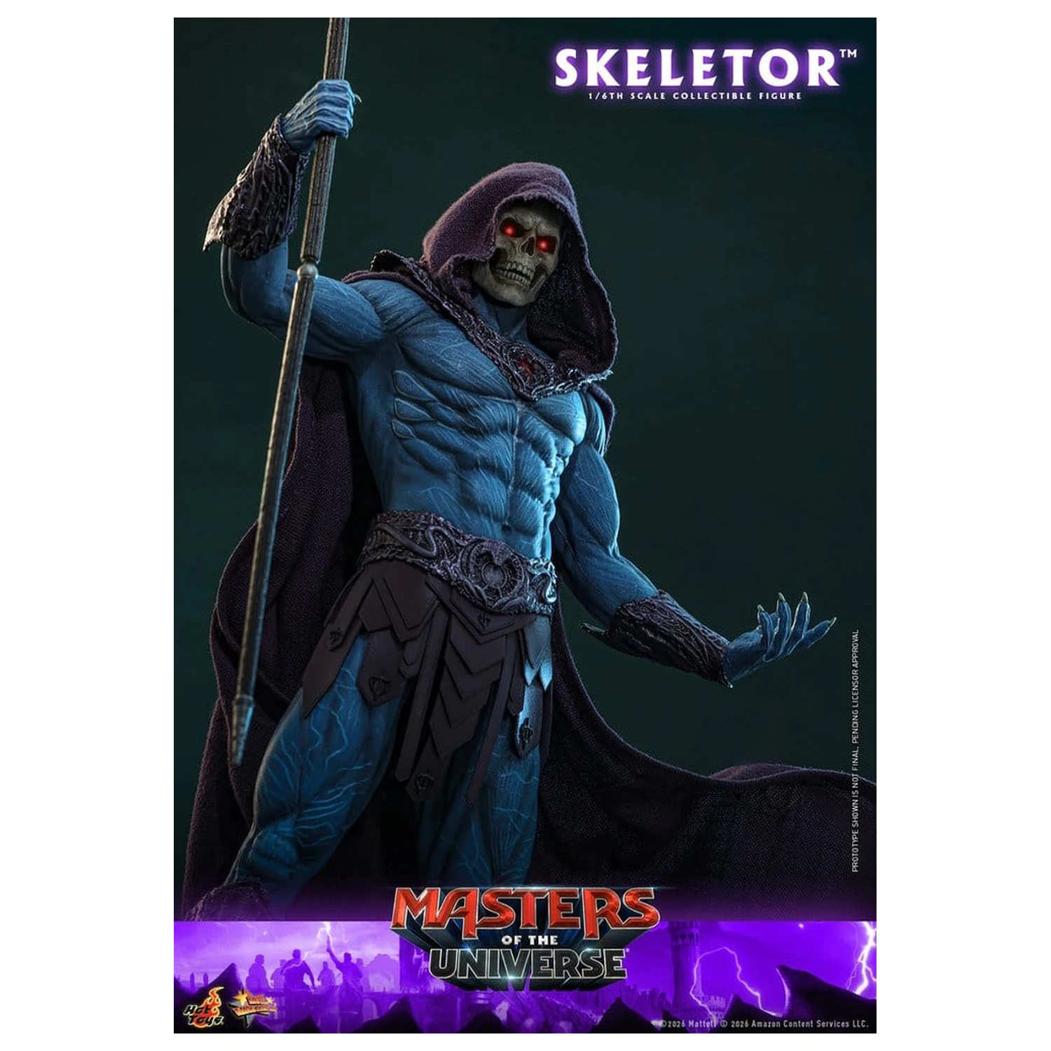 Masters of the Universe Movie Masterpiece akční figurka 1/6 Skeletor 31 cm fotografii produktu