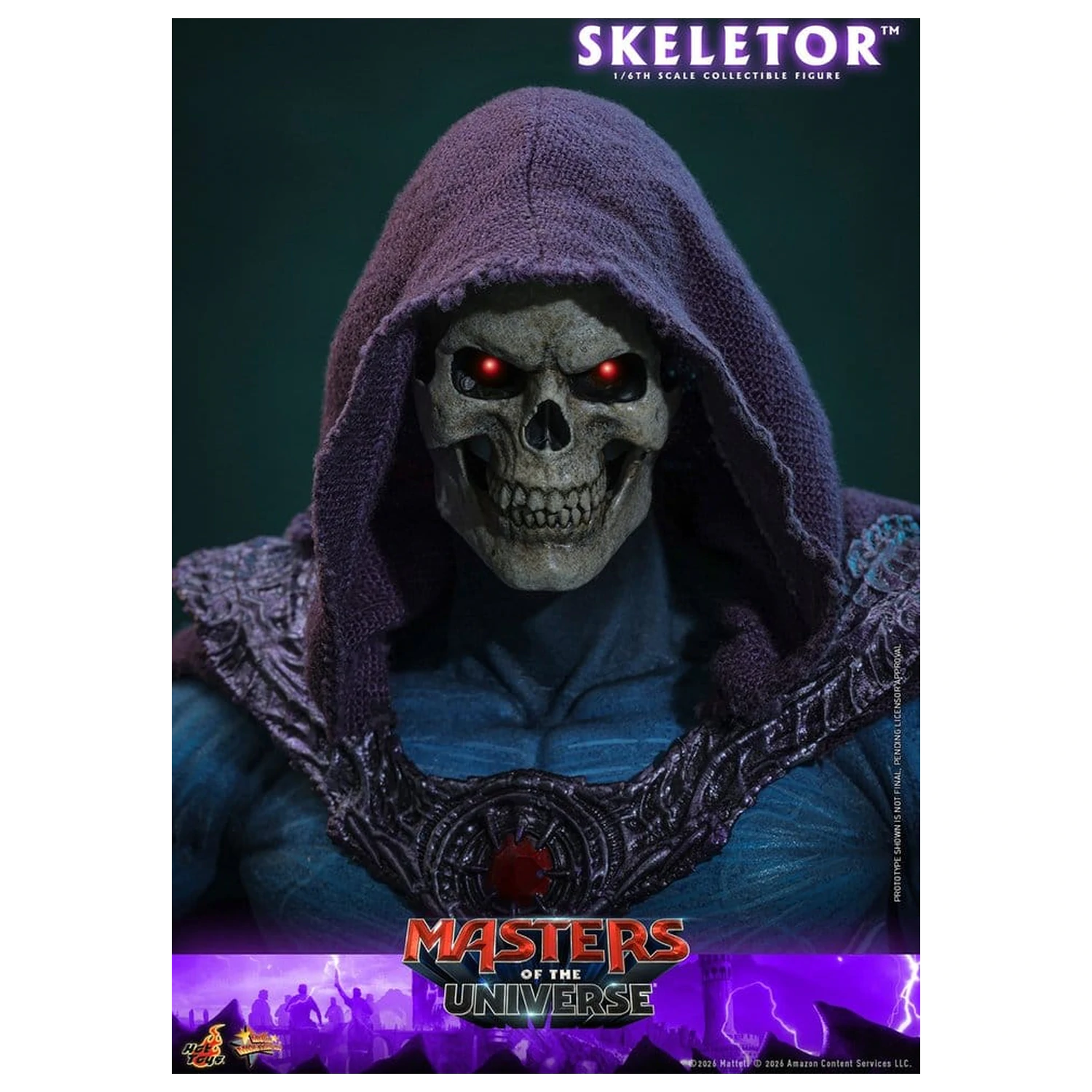 Masters of the Universe Movie Masterpiece akční figurka 1/6 Skeletor 31 cm fotografii produktu
