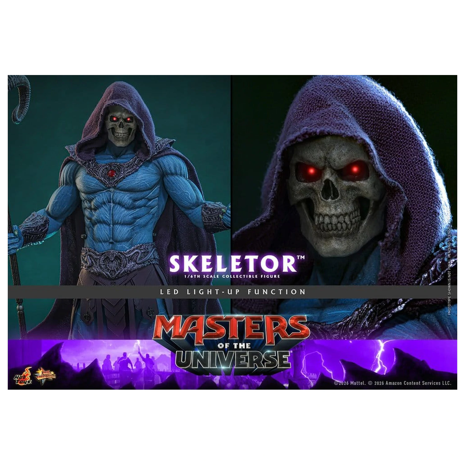 Masters of the Universe Movie Masterpiece akční figurka 1/6 Skeletor 31 cm fotografii produktu