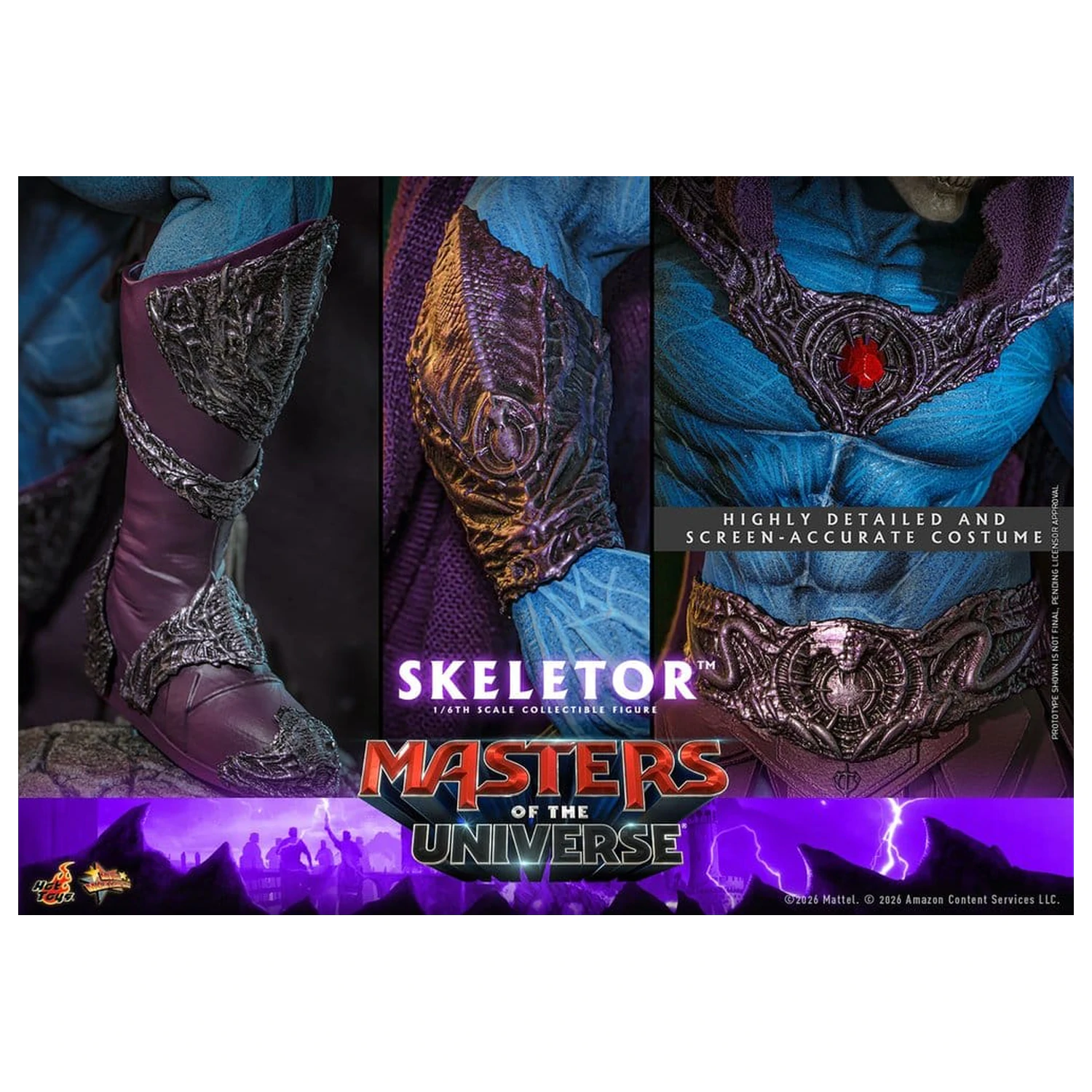 Masters of the Universe Movie Masterpiece akční figurka 1/6 Skeletor 31 cm fotografii produktu