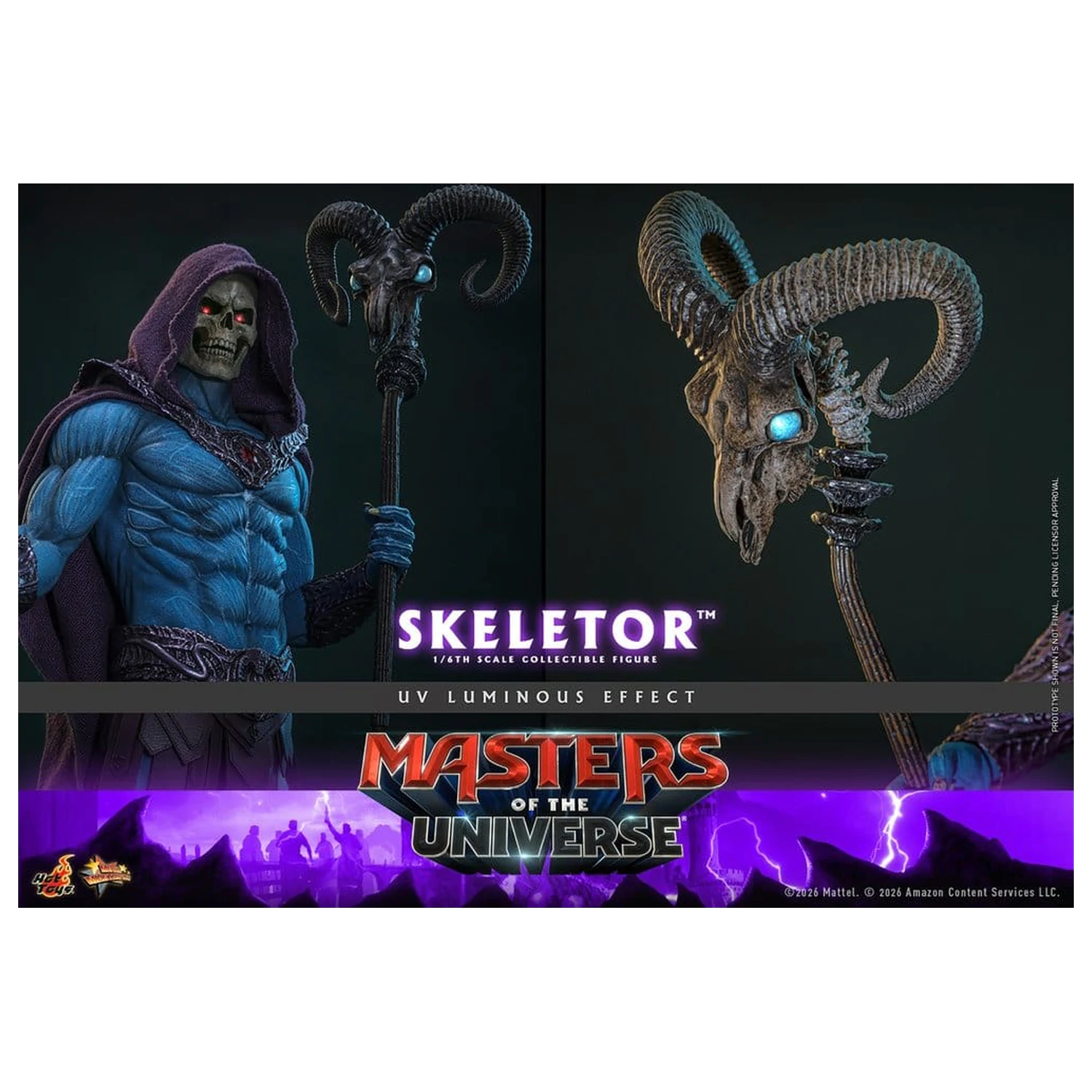 Masters of the Universe Movie Masterpiece akční figurka 1/6 Skeletor 31 cm fotografii produktu