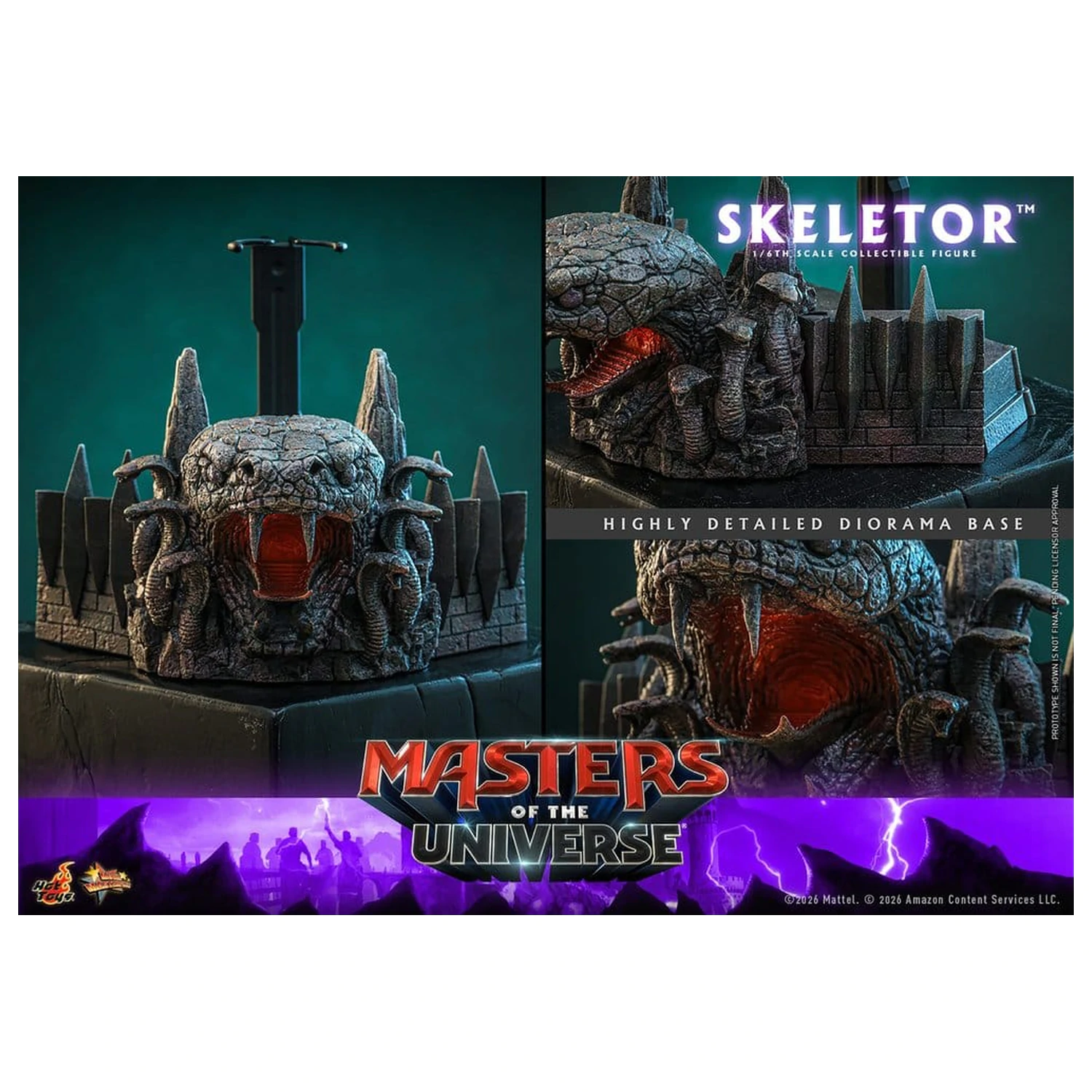 Masters of the Universe Movie Masterpiece akční figurka 1/6 Skeletor 31 cm fotografii produktu